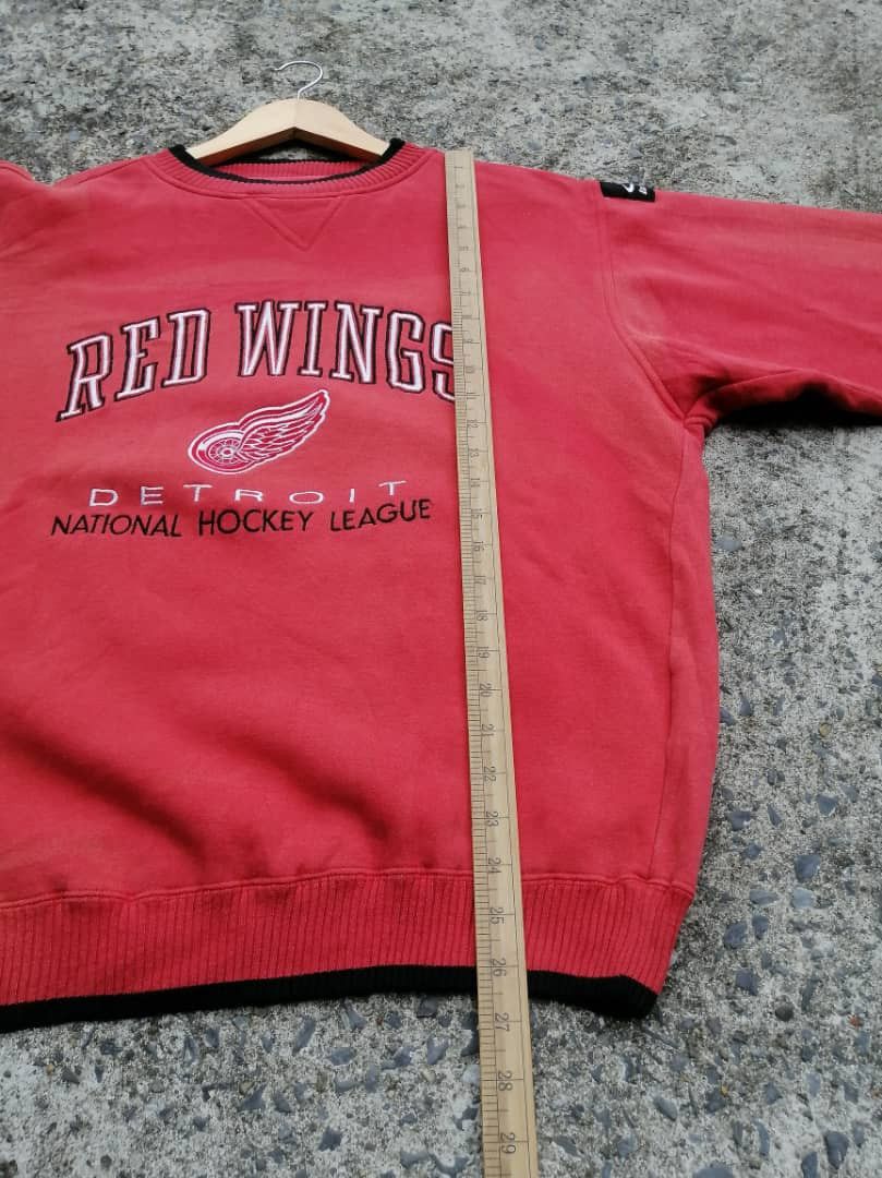 Logo Athletic × NHL × Vintage Vintage Red Wings Detroit NHL Sweatshirt Size US L / EU 52-54 / 3 - 6 Thumbnail