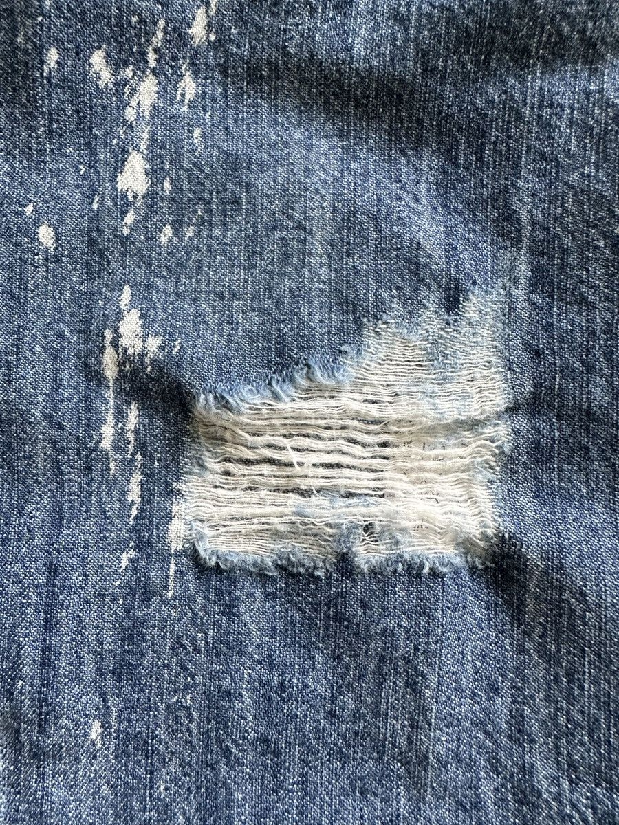 BERNINGS SHO Rare Bernings Sho trashed bleach denim snap button shirt Size US M / EU 48-50 / 2 - 14 Thumbnail