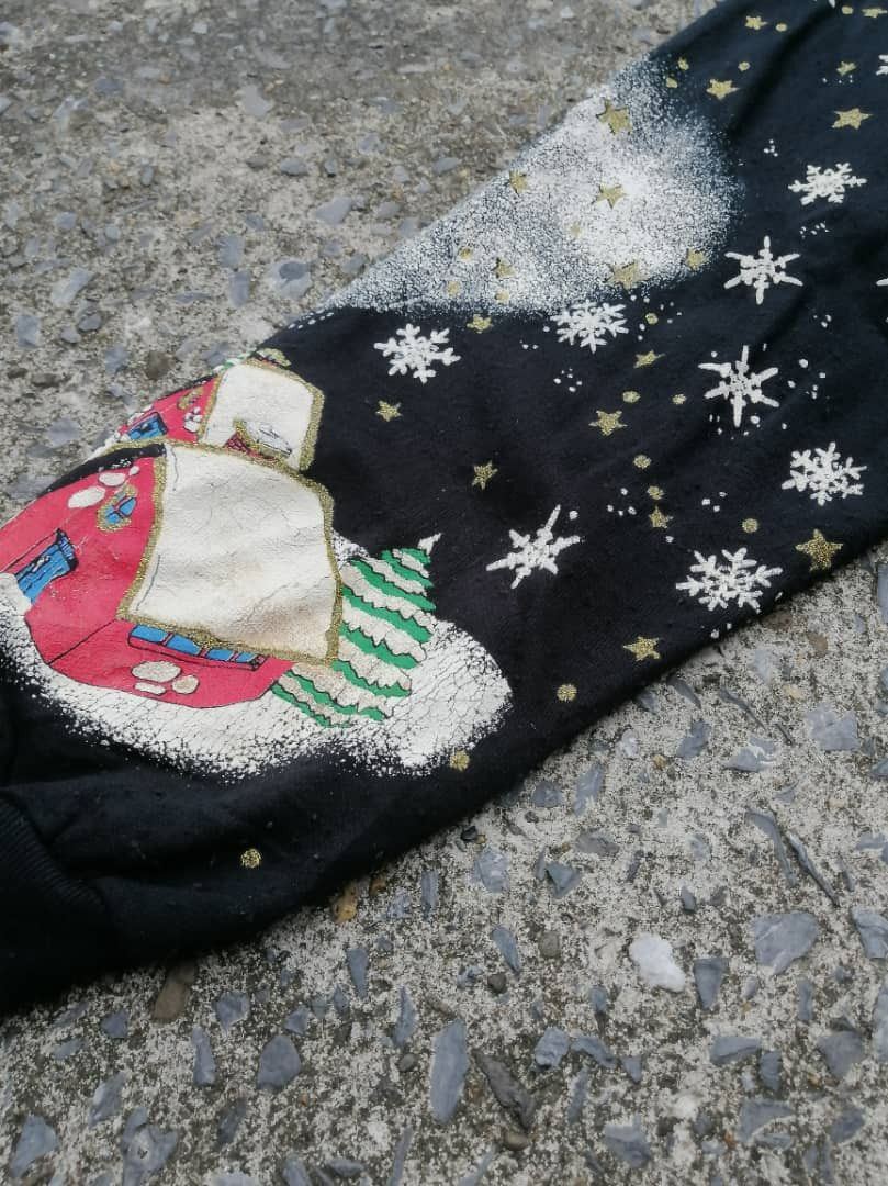 Vintage Vintage Holiday Time Xmas Sweatshirt Size US M / EU 48-50 / 2 - 2 Thumbnail