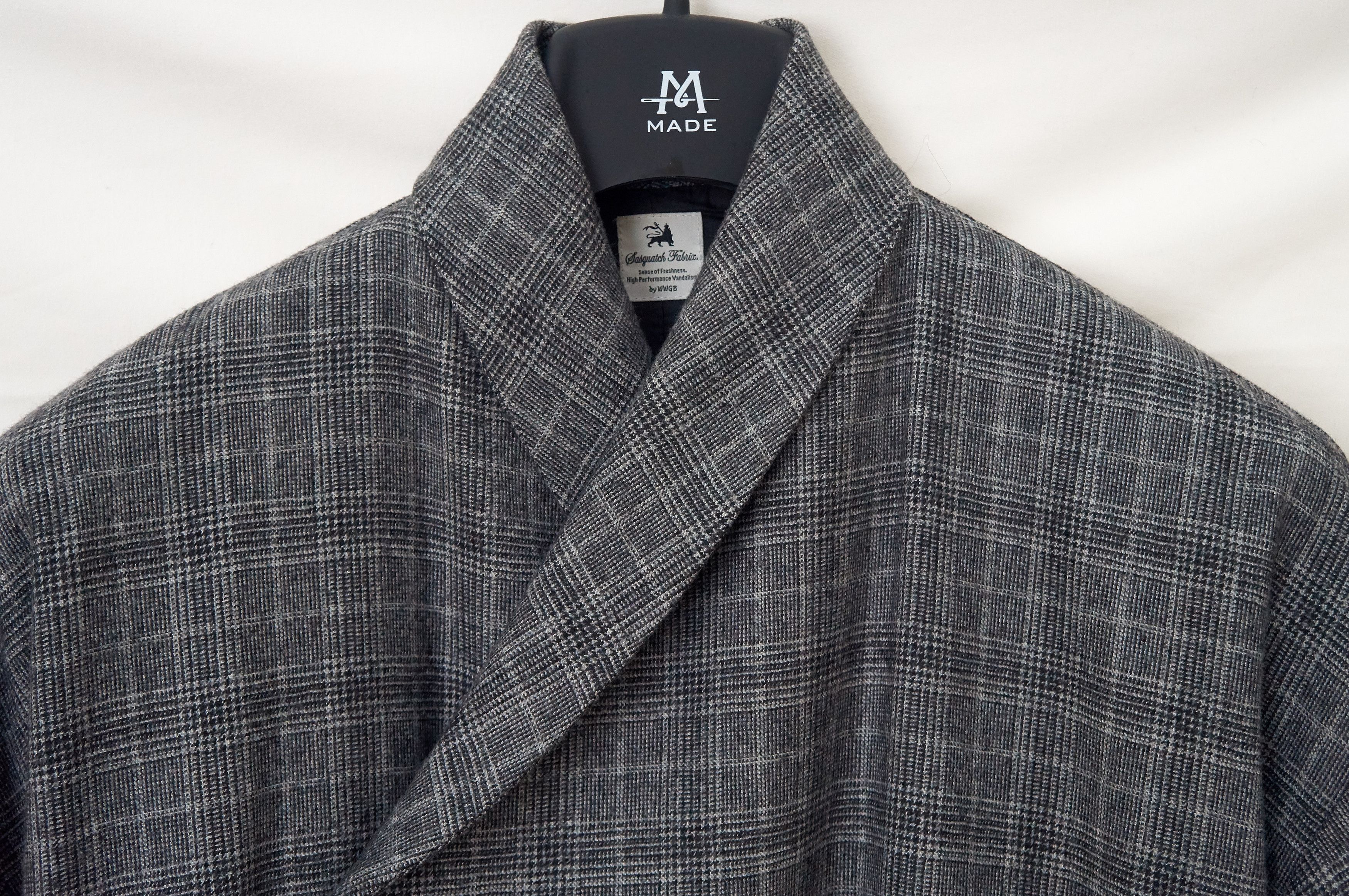 Sasquatchfabrix wool check coat Size US M / EU 48-50 / 2 - 4 Thumbnail