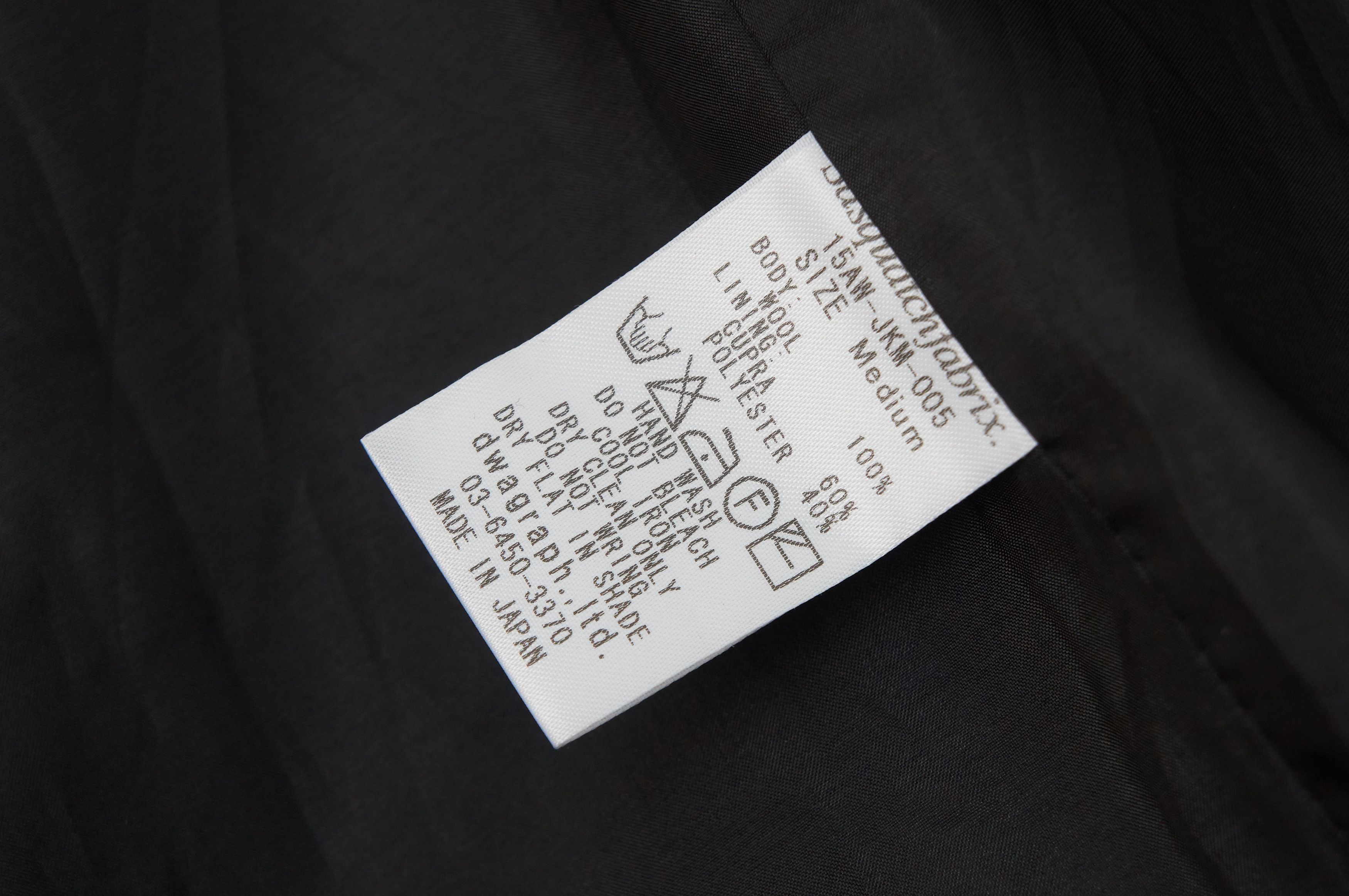 Sasquatchfabrix wool check coat Size US M / EU 48-50 / 2 - 5 Thumbnail