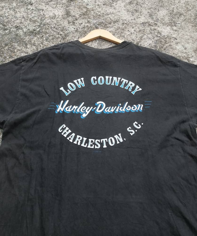 Harley Davidson × Vintage Vintage Harley Davidson Low Country Tee Size US L / EU 52-54 / 3 - 2 Thumbnail