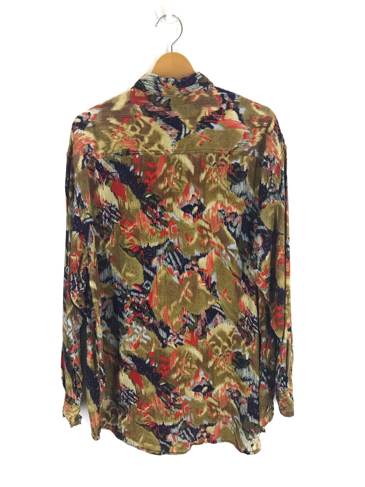 Japanese Brand Vintage GIANNINO VIALE Oversize Abstract Psychedelic Shirt Size US L / EU 52-54 / 3 - 8 Thumbnail