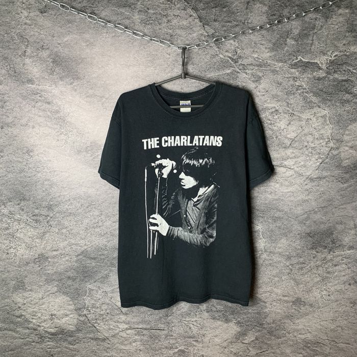 Vintage Vintage The Charlatans Dead Face Horror Tee 90s | Grailed