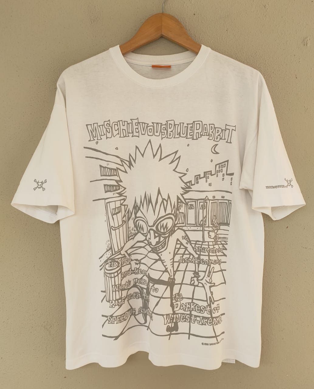 image of Cartoon Network x Mtv Mischienvous Cartoon T in White, Men's (Size Medium)