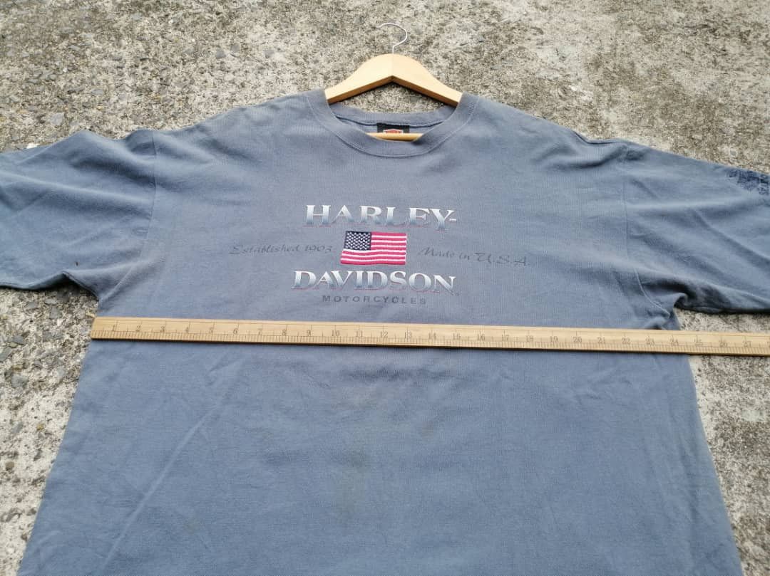 Harley Davidson Harley Davidson Embroidered Tee Size US XL / EU 56 / 4 - 2 Thumbnail