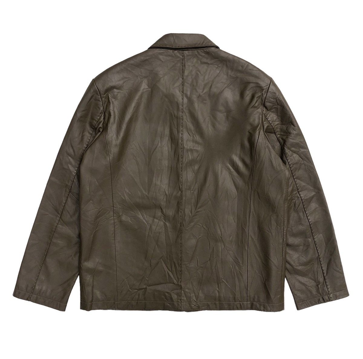 Balmain Vintage BALMAIN Paris Sheepskin Leather Jacket Size US L / EU 52-54 / 3 - 12 Thumbnail