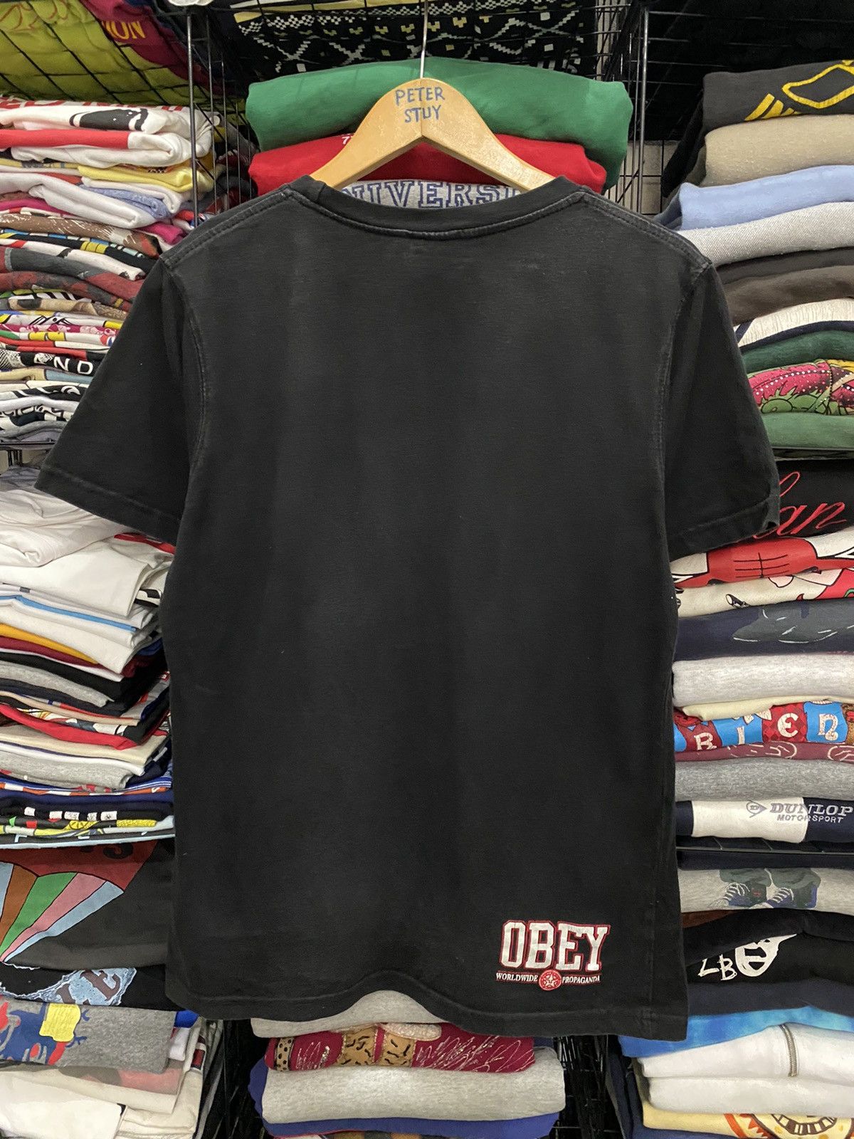 Obey × Vintage Vintage Obey Box Logo T-Shirt Size US XL / EU 56 / 4 - 3 Thumbnail