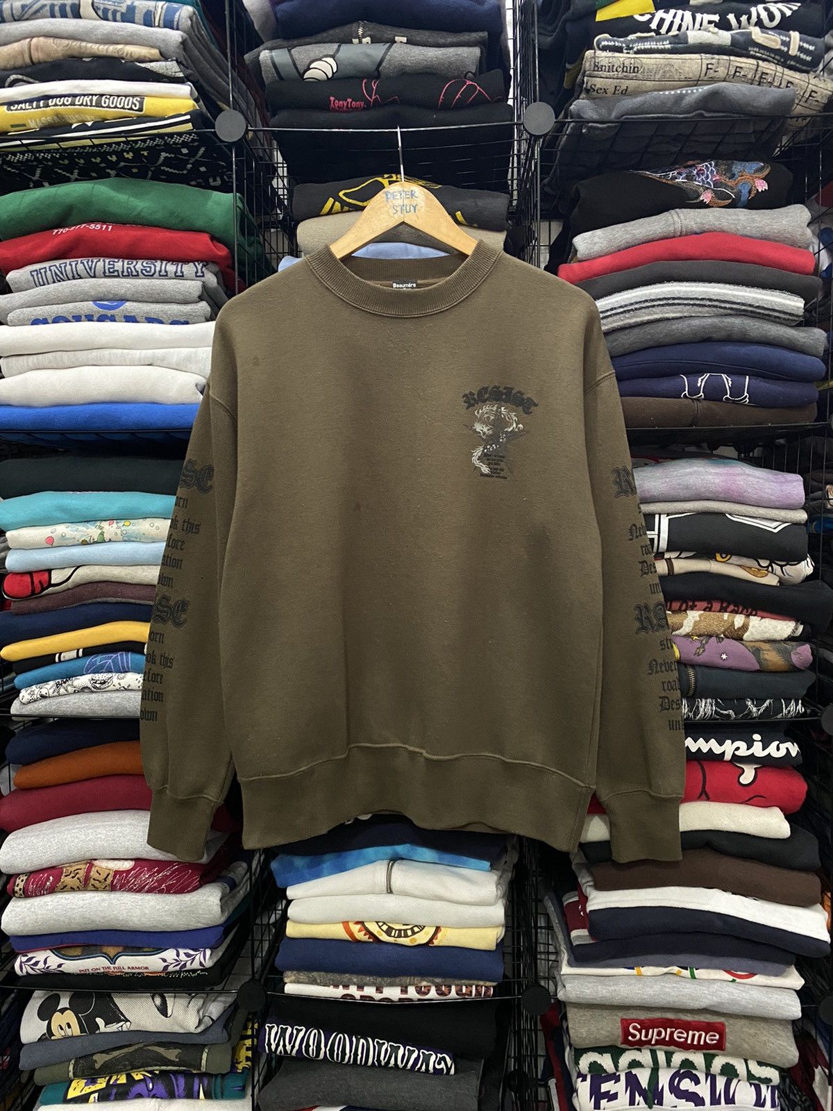 Japanese Brand × Vintage VINTAGE JAPANESE STREETWEAR SWEATER Size US M / EU 48-50 / 2 - 2 Thumbnail