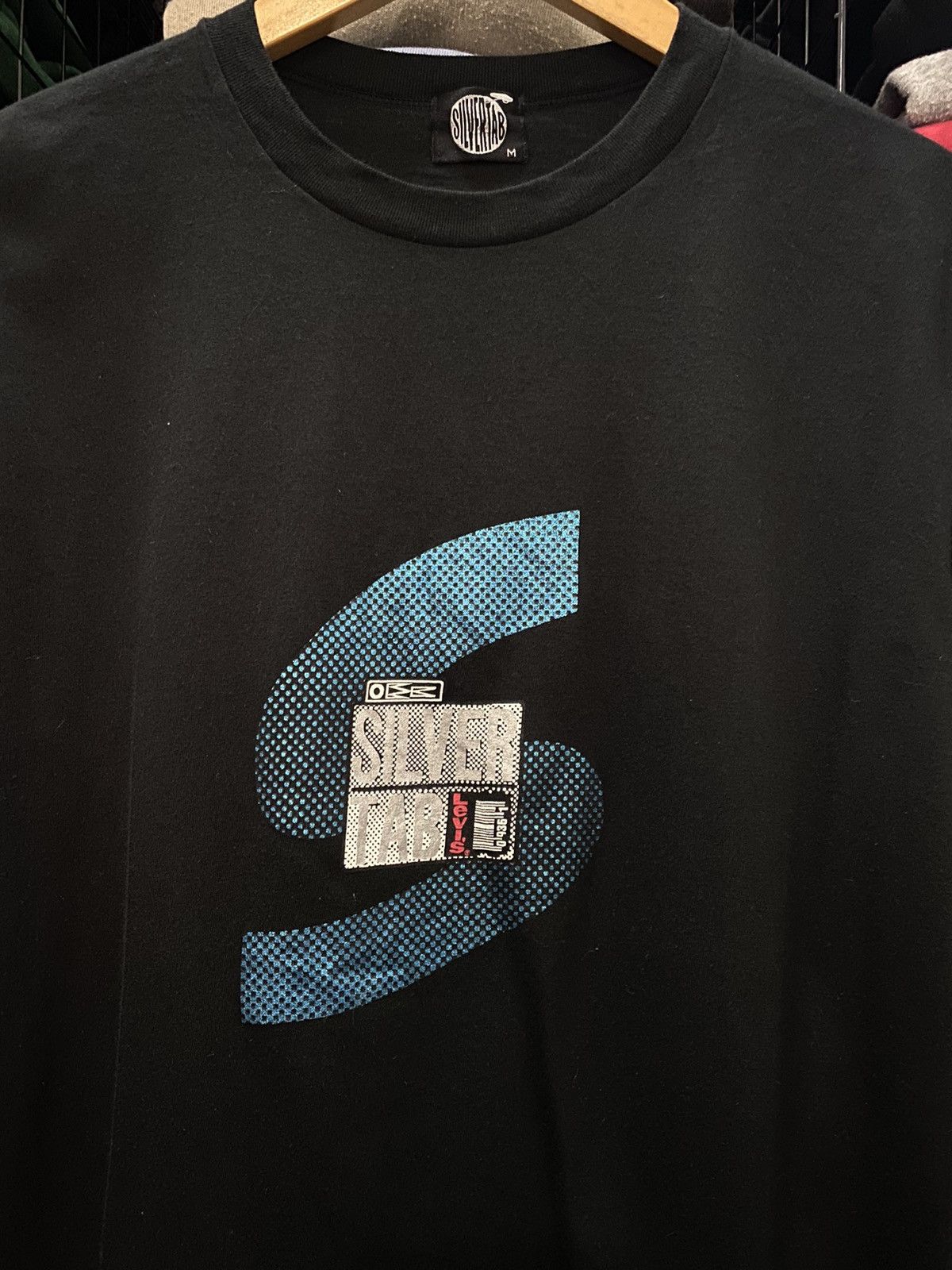 Levi's VINTAGE LEVIS SILVER TAB BLACK MAN’S T-SHIRT Size US M / EU 48-50 / 2 - 6 Thumbnail
