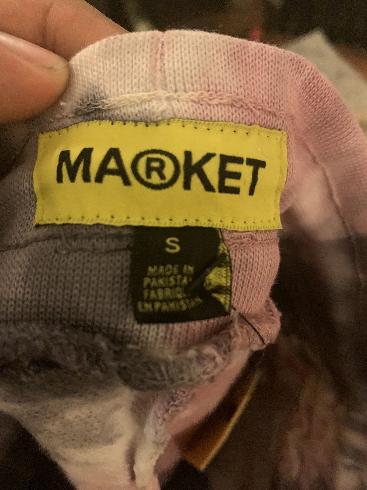 Market × Vintage MARKET NAMASTE BEAR DAY & NIGHT SWEATPANTS LAVENDER TIE-DYE Size US 30 / EU 46 - 6 Thumbnail