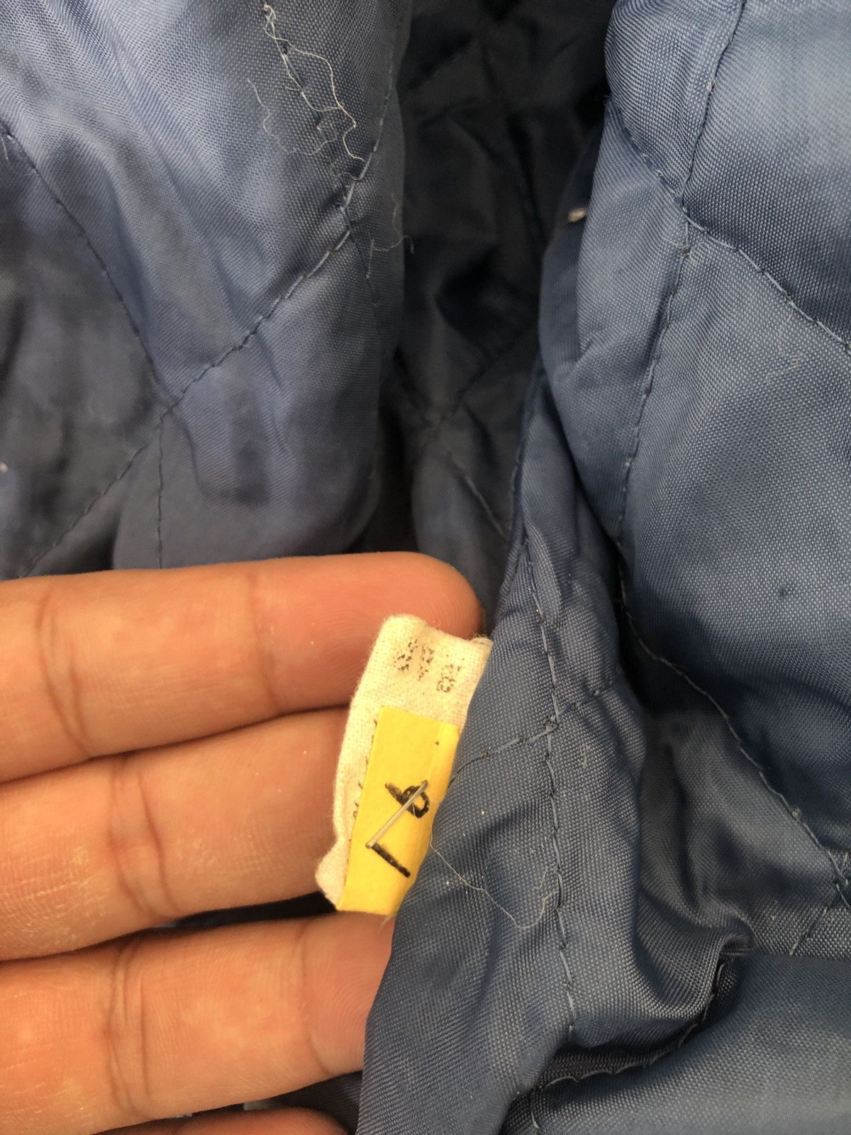 Japanese Brand SCRIPT BLUE BOMBERS FITS M-L Size US M / EU 48-50 / 2 - 8 Thumbnail