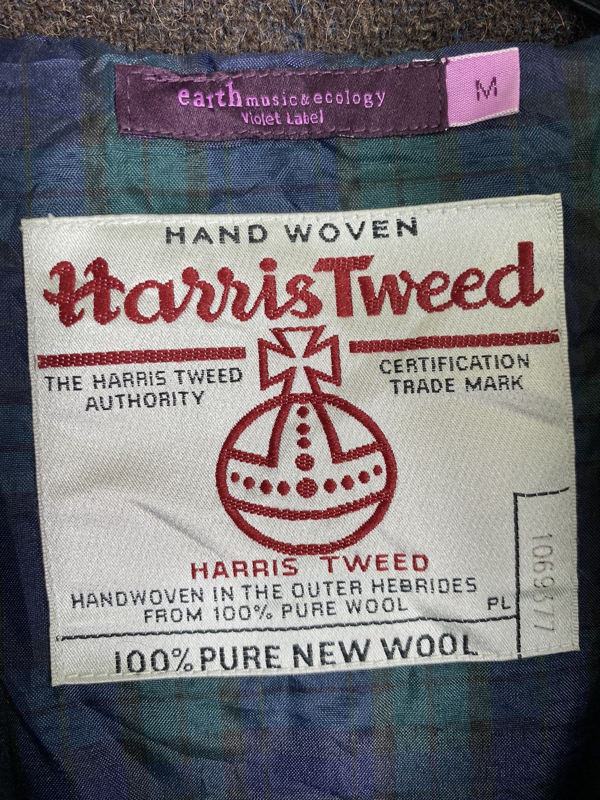 Harris Tweed Earth Music & Technology x Harris Tweed Puffer Wool Jacket Size US M / EU 48-50 / 2 - 10 Thumbnail