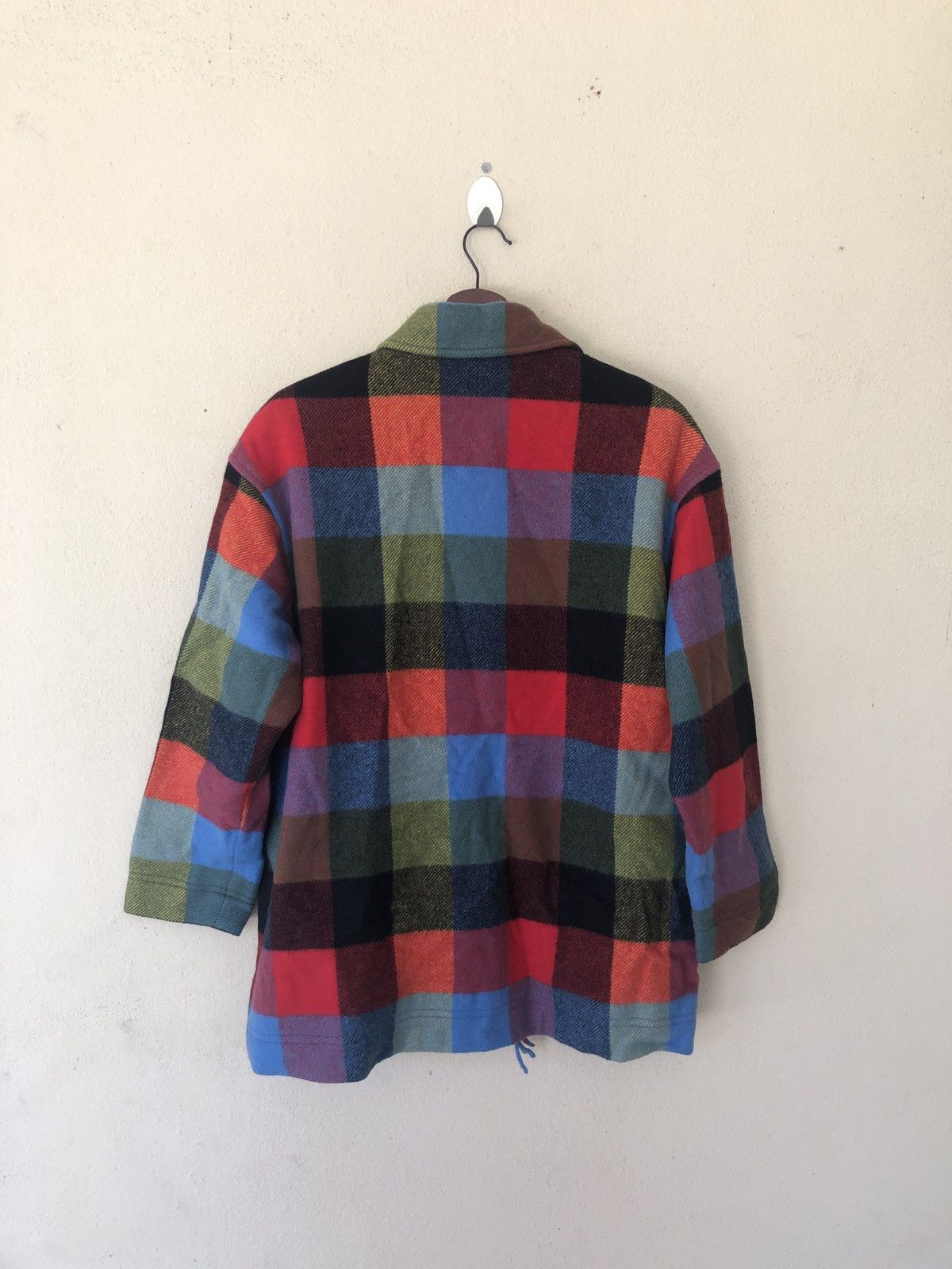 Japanese Brand NATIVE CHECKERD WOOL JACKET Size US L / EU 52-54 / 3 - 3 Thumbnail
