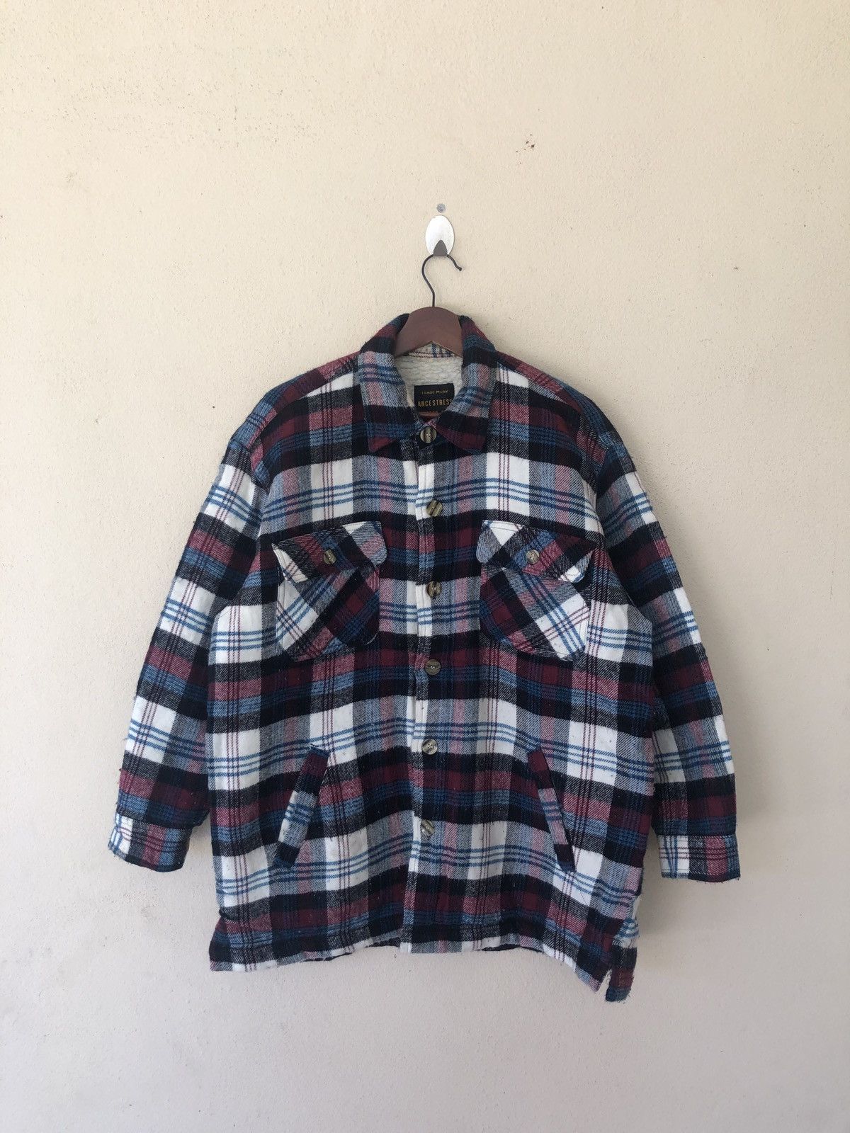 Flannel × Sears × Vintage Ancestress North Sea Sherpa Flanner Button Up Size US L / EU 52-54 / 3 - 1 Thumbnail