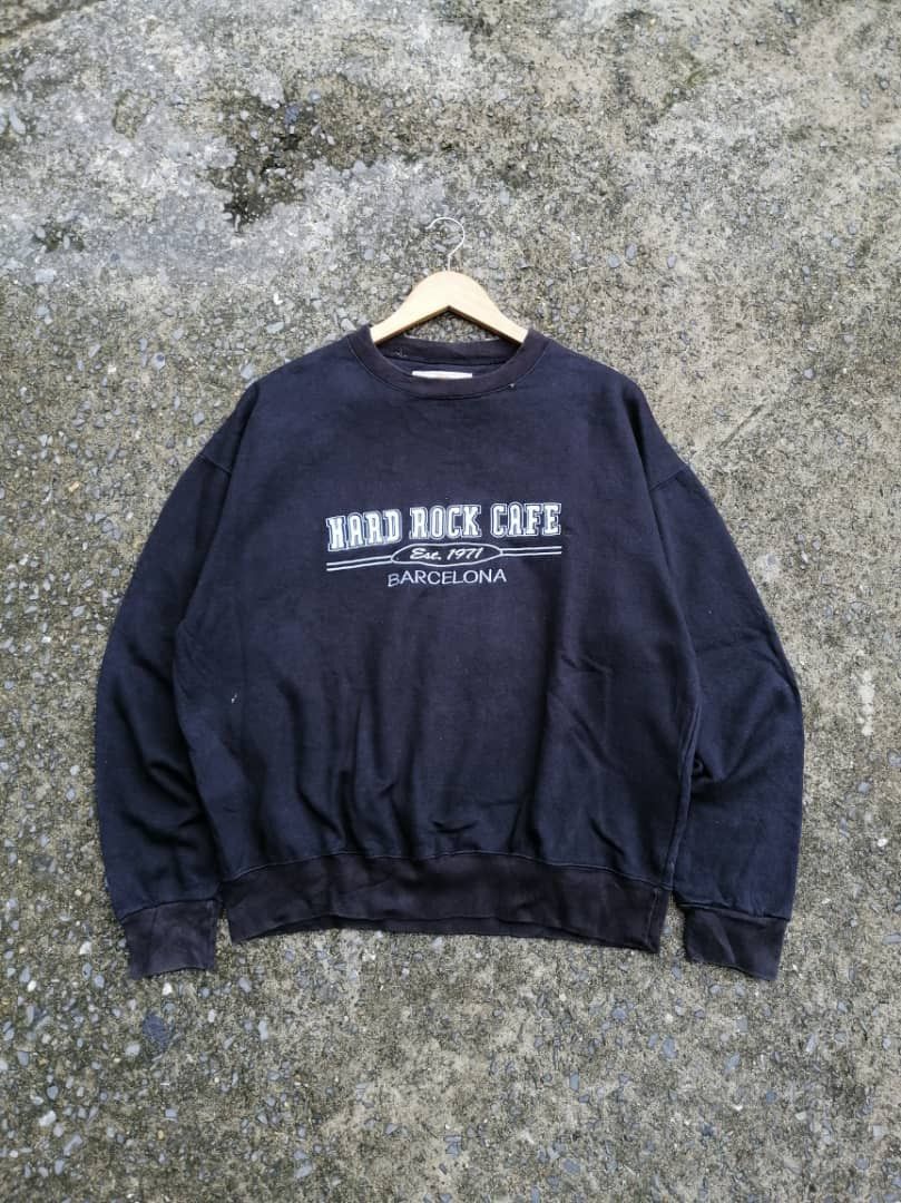 Hard Rock Cafe × Vintage Vintage Hard Rock Cafe Barcelona Sweatshirt Size US L / EU 52-54 / 3 - 1 Thumbnail