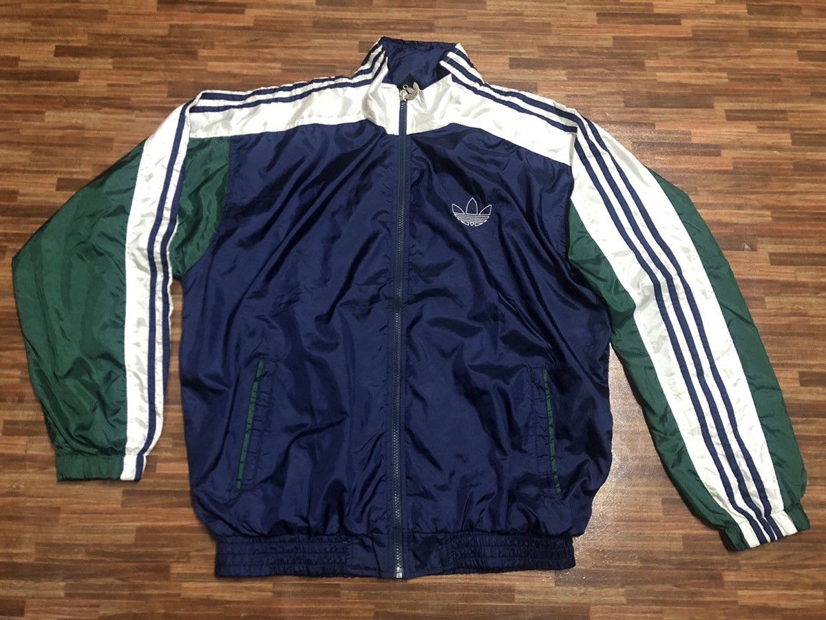 Adidas Rare 90s Vintage Retro Adidas Colour Way Windbreaker Jacket Size US L / EU 52-54 / 3 - 1 Thumbnail