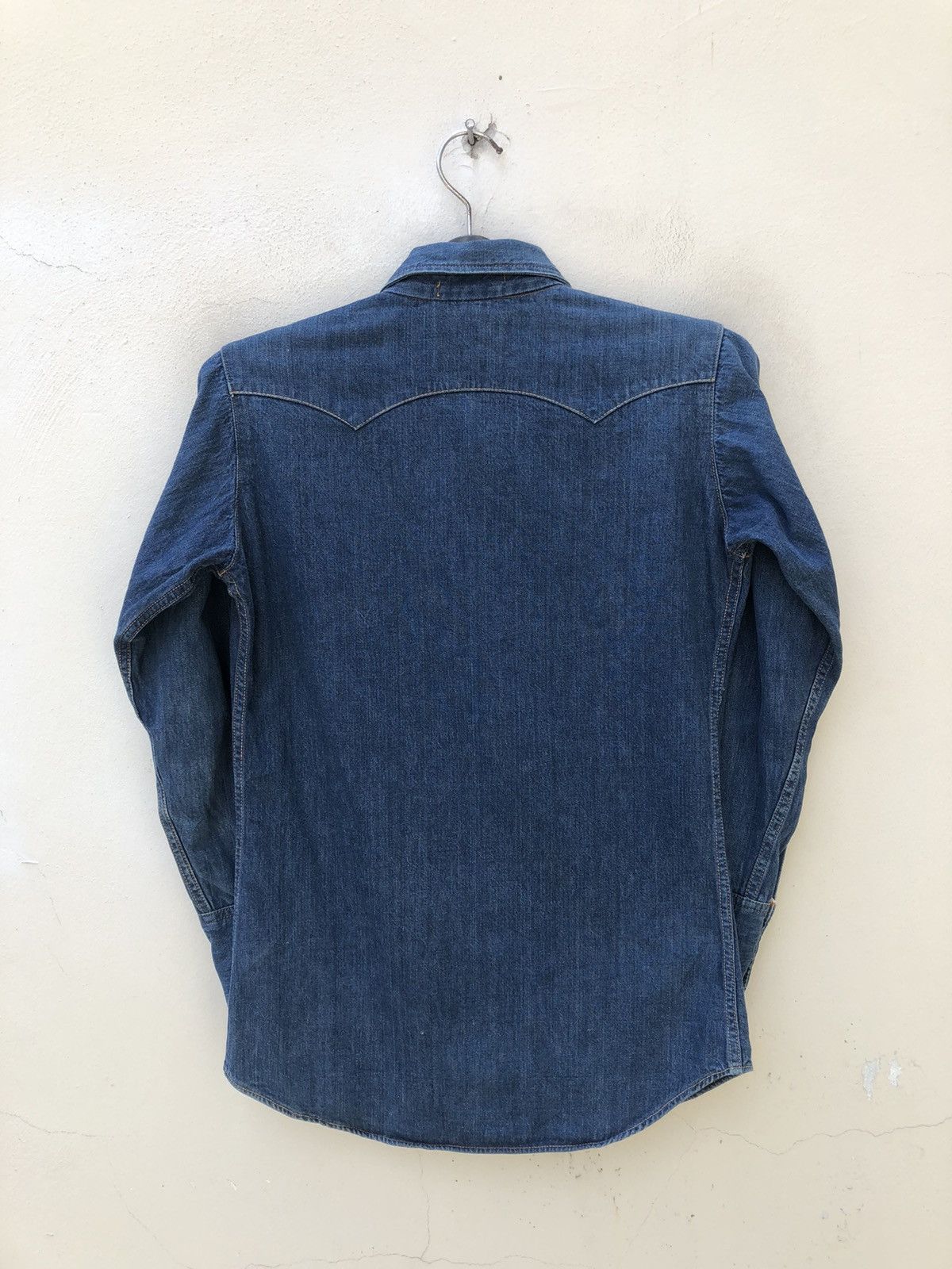 Vintage Vintage 70s CACTUS Japan Western Snap Button Denim Shirt Size US S / EU 44-46 / 1 - 15 Thumbnail
