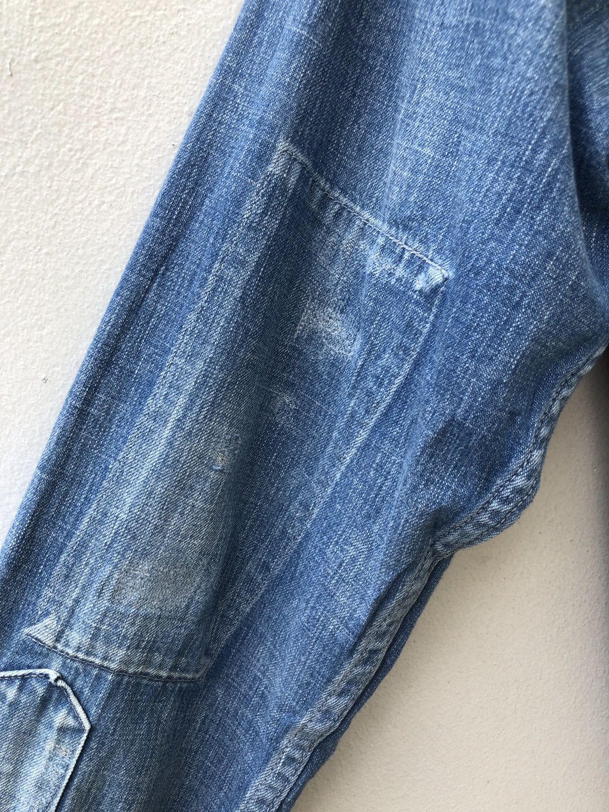 Chimala Chimala Japan Rips Distressed Denim Western Shirt Size US S / EU 44-46 / 1 - 16 Thumbnail