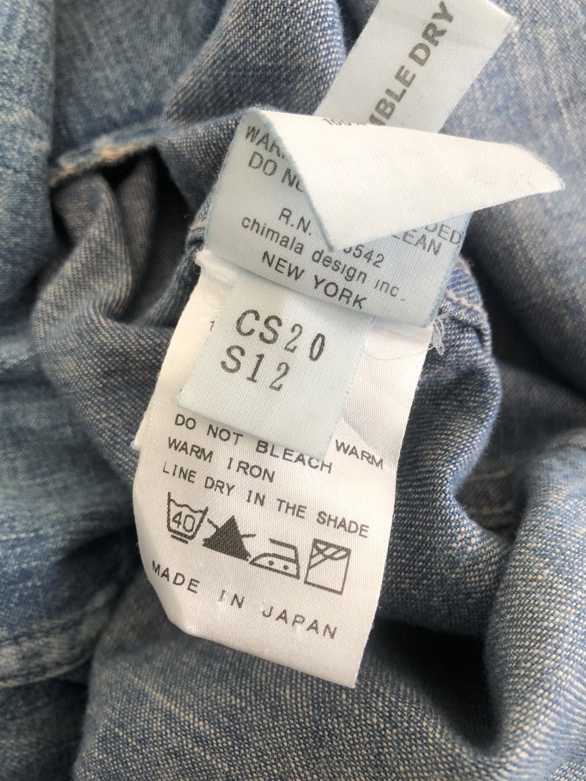 Chimala Chimala Japan Rips Distressed Denim Western Shirt Size US S / EU 44-46 / 1 - 19 Thumbnail
