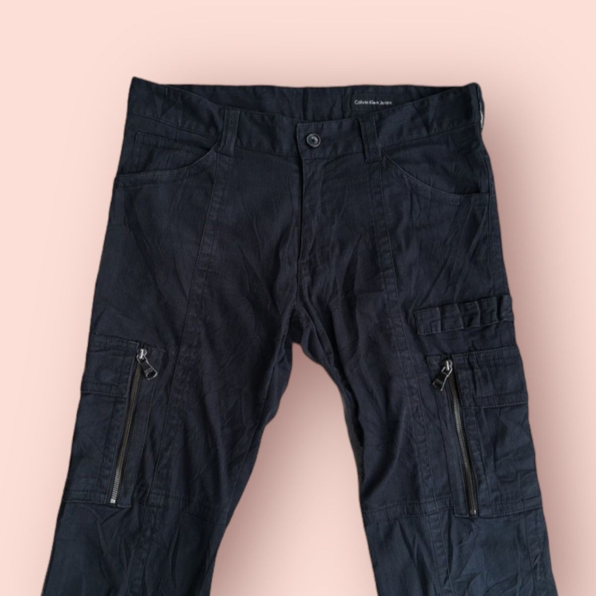 Calvin Klein × Vintage VINTAGE CALVIN KLEIN JEANS CARGO/TACTICAL PANTS Size US 32 / EU 48 - 2 Thumbnail