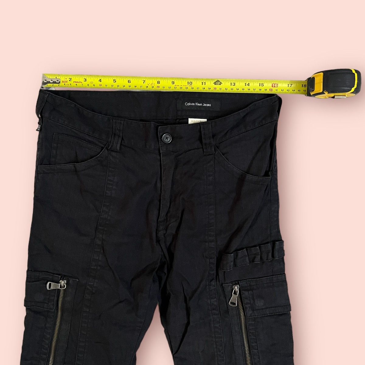 Calvin Klein × Vintage VINTAGE CALVIN KLEIN JEANS CARGO/TACTICAL PANTS Size US 32 / EU 48 - 20 Thumbnail
