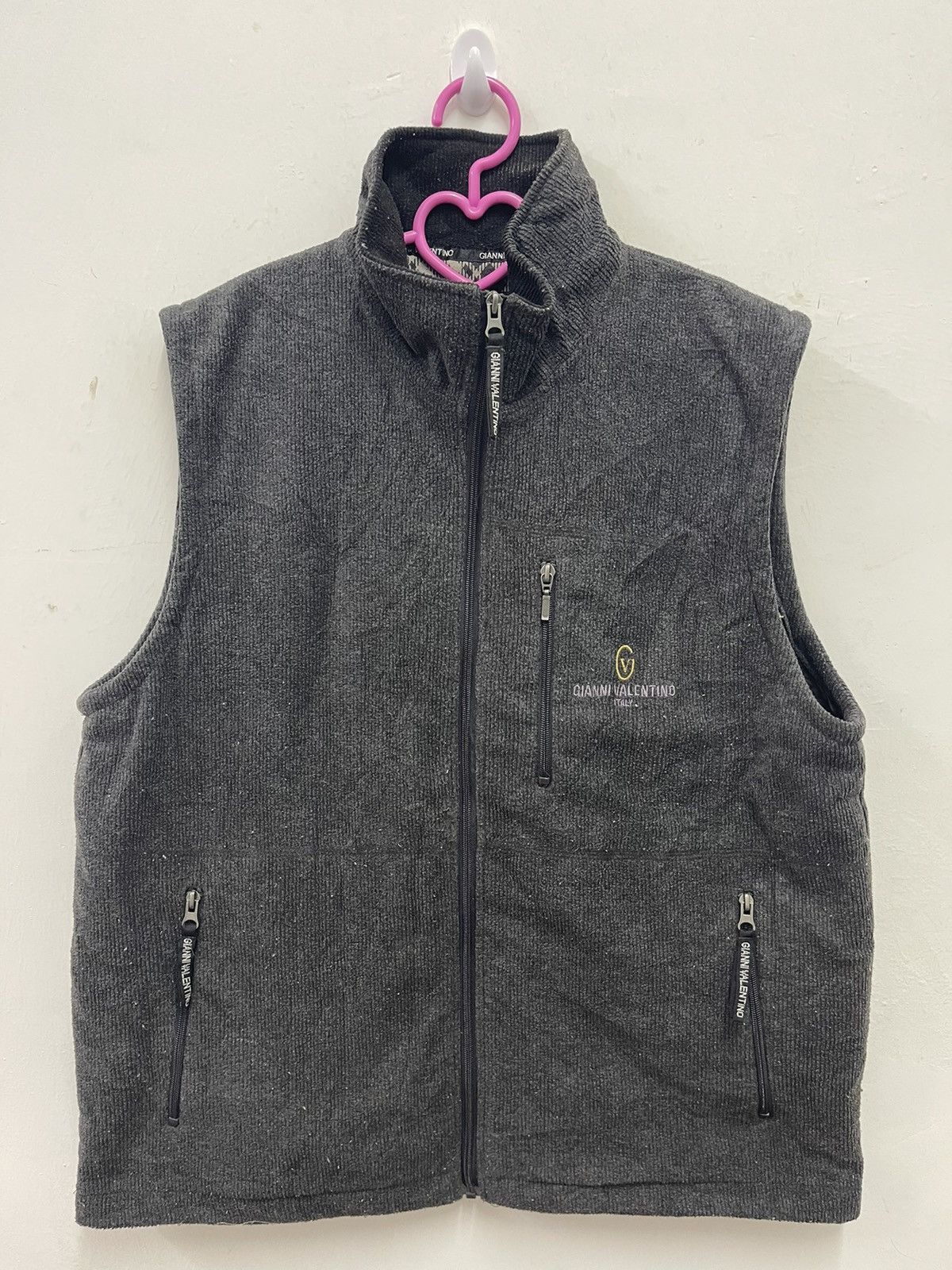 Gianni Valentino Rare Vintage GIANNI VALENTINO Wool Corduroy Hunting Vest Size US L / EU 52-54 / 3 - 1 Thumbnail