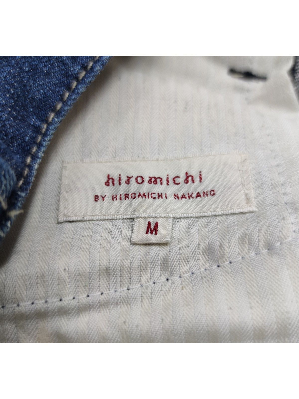 Japanese Brand VERY RARE🔥Designer HIROMICHI Iconic Checkered Denim Shorts Size US 30 / EU 46 - 6 Thumbnail