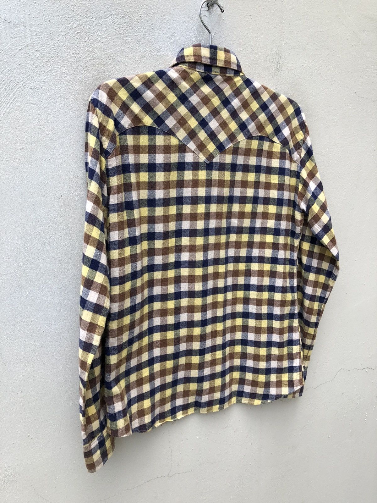 Vintage Acoustic Japan Checkered Western Flannel Shirt Size US M / EU 48-50 / 2 - 14 Thumbnail