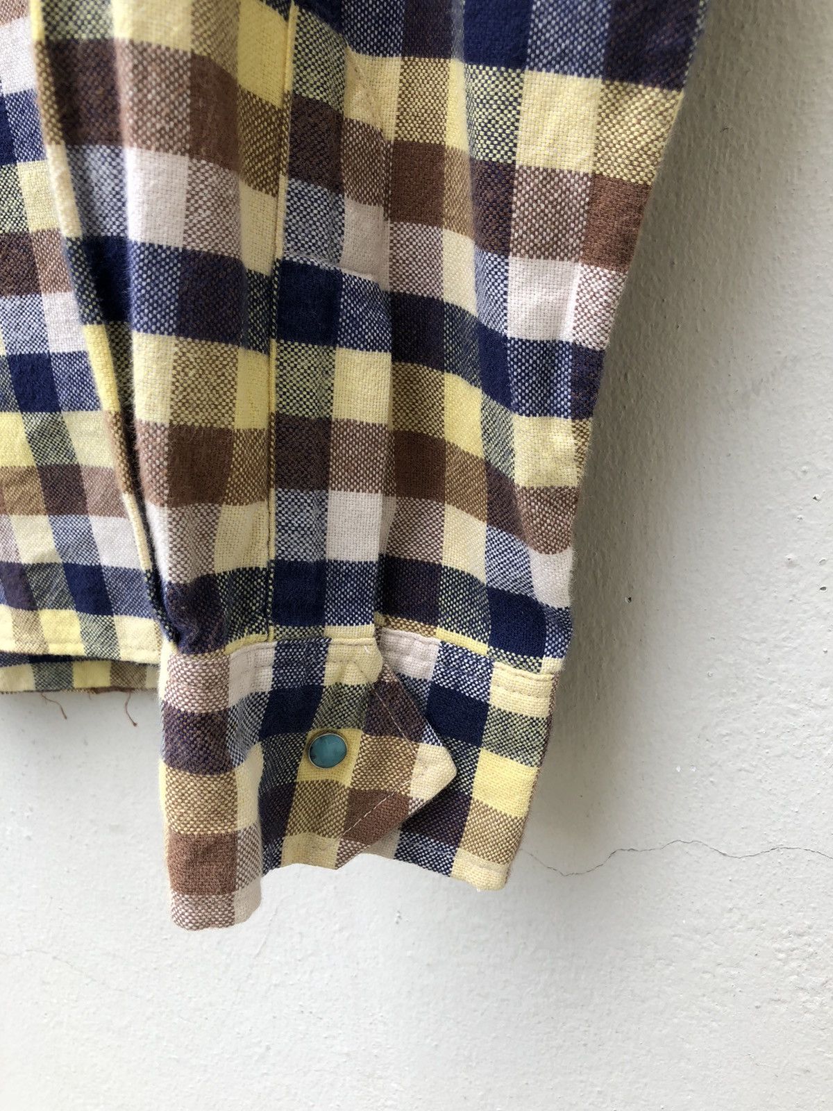 Vintage Acoustic Japan Checkered Western Flannel Shirt Size US M / EU 48-50 / 2 - 10 Thumbnail