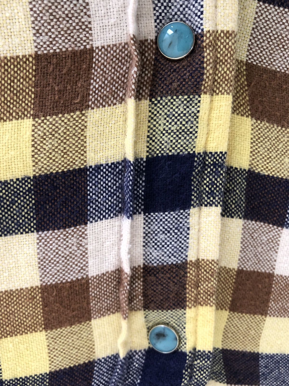Vintage Acoustic Japan Checkered Western Flannel Shirt Size US M / EU 48-50 / 2 - 17 Thumbnail