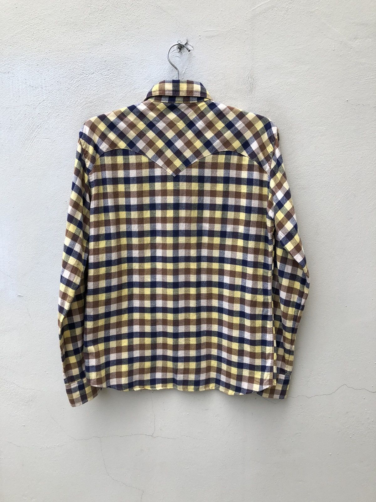 Vintage Acoustic Japan Checkered Western Flannel Shirt Size US M / EU 48-50 / 2 - 13 Thumbnail
