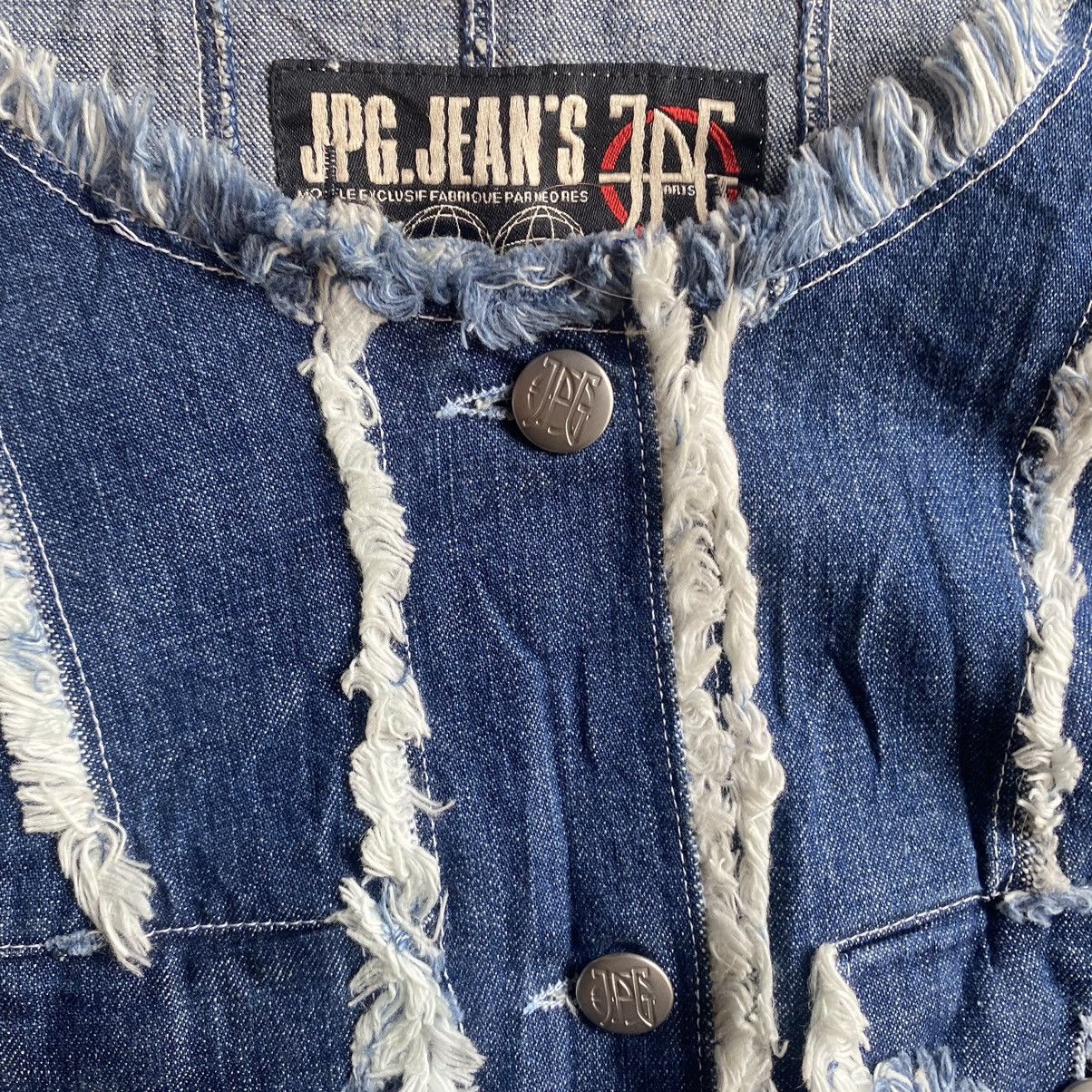 Jean Paul Gaultier JPG Fray Denim Jacket Size M / US 6-8 / IT 42-44 - 6 Thumbnail