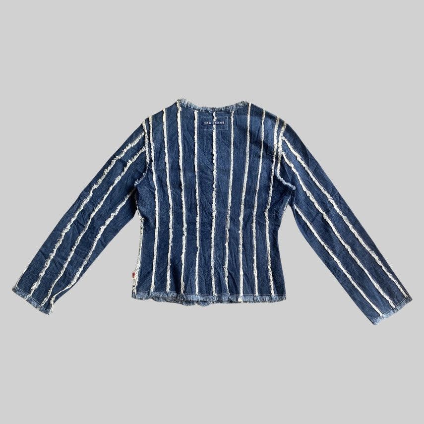 Jean Paul Gaultier JPG Fray Denim Jacket Size M / US 6-8 / IT 42-44 - 3 Thumbnail