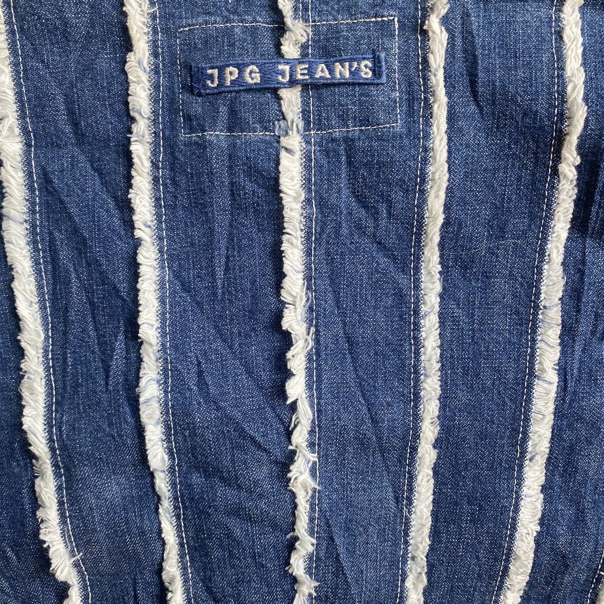 Jean Paul Gaultier JPG Fray Denim Jacket Size M / US 6-8 / IT 42-44 - 4 Thumbnail