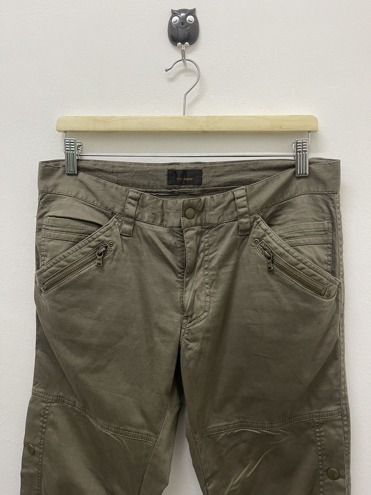 Issey Miyake Rare Vintage TETE HOMME Tactical Bondage Military Cargo Pant Size US 32 / EU 48 - 10 Thumbnail