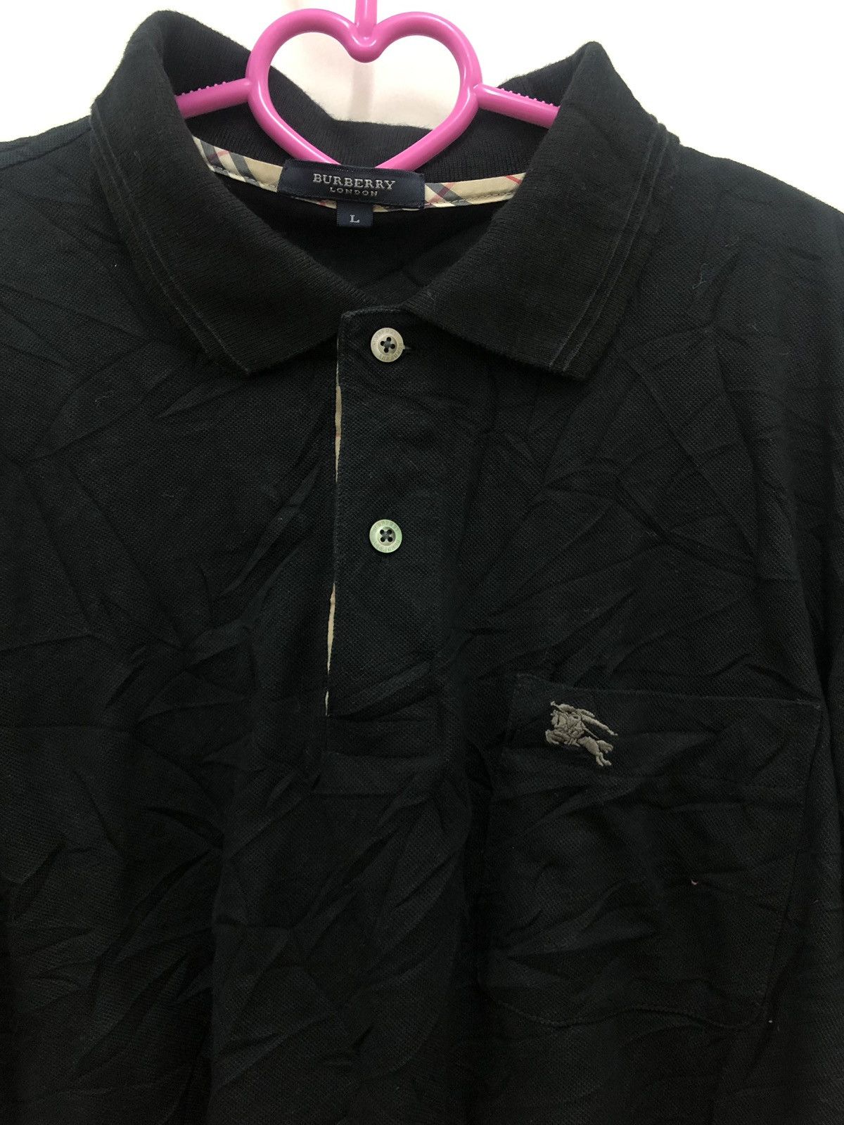 Burberry Rare Vintage Burberry London Polo Shirt Size US L / EU 52-54 / 3 - 2 Thumbnail