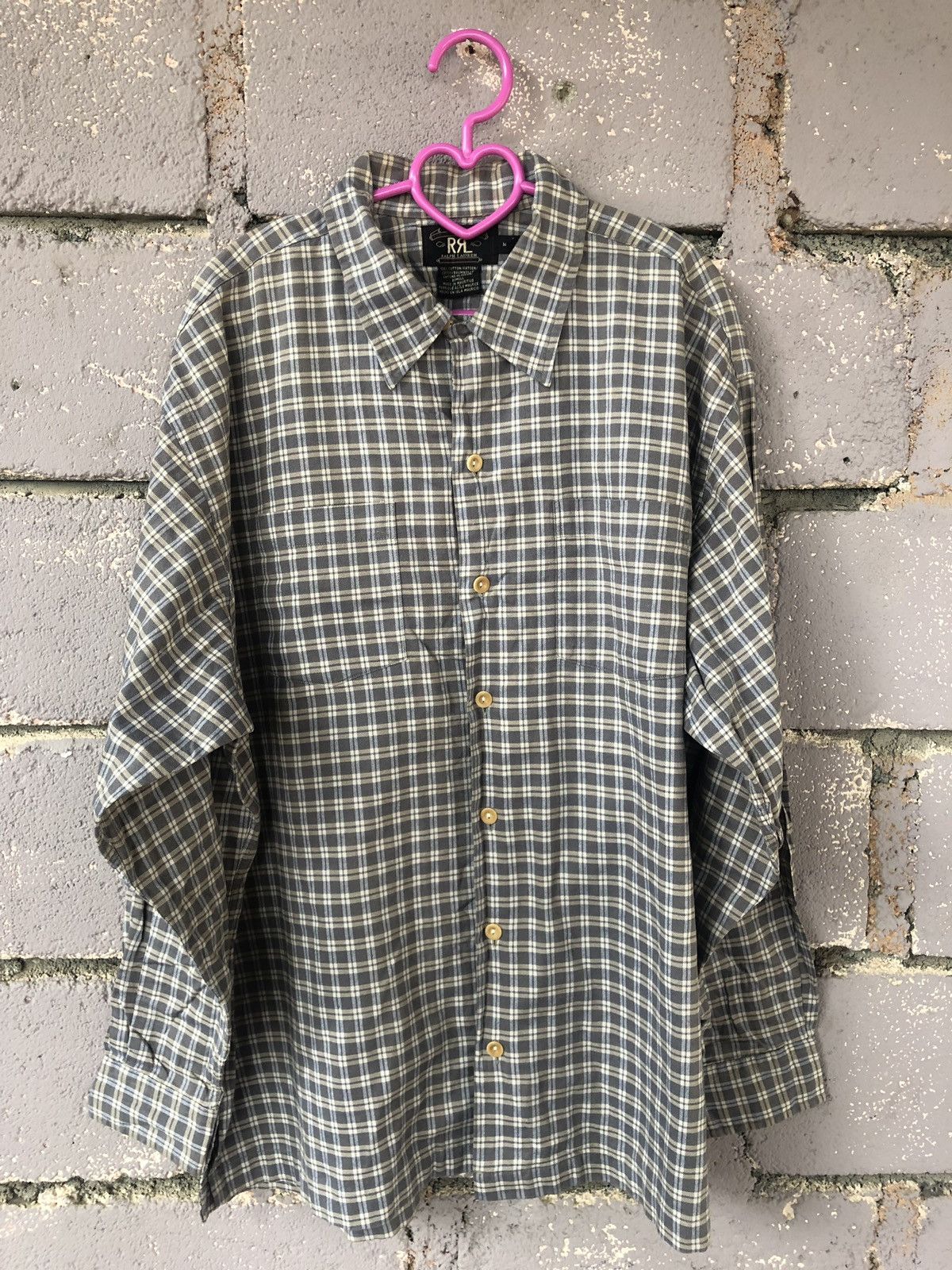 RRL Ralph Lauren Vintage Polo RRL Ralph Lauren Double Pocket Button Up Shirt Size US M / EU 48-50 / 2 - 1 Thumbnail