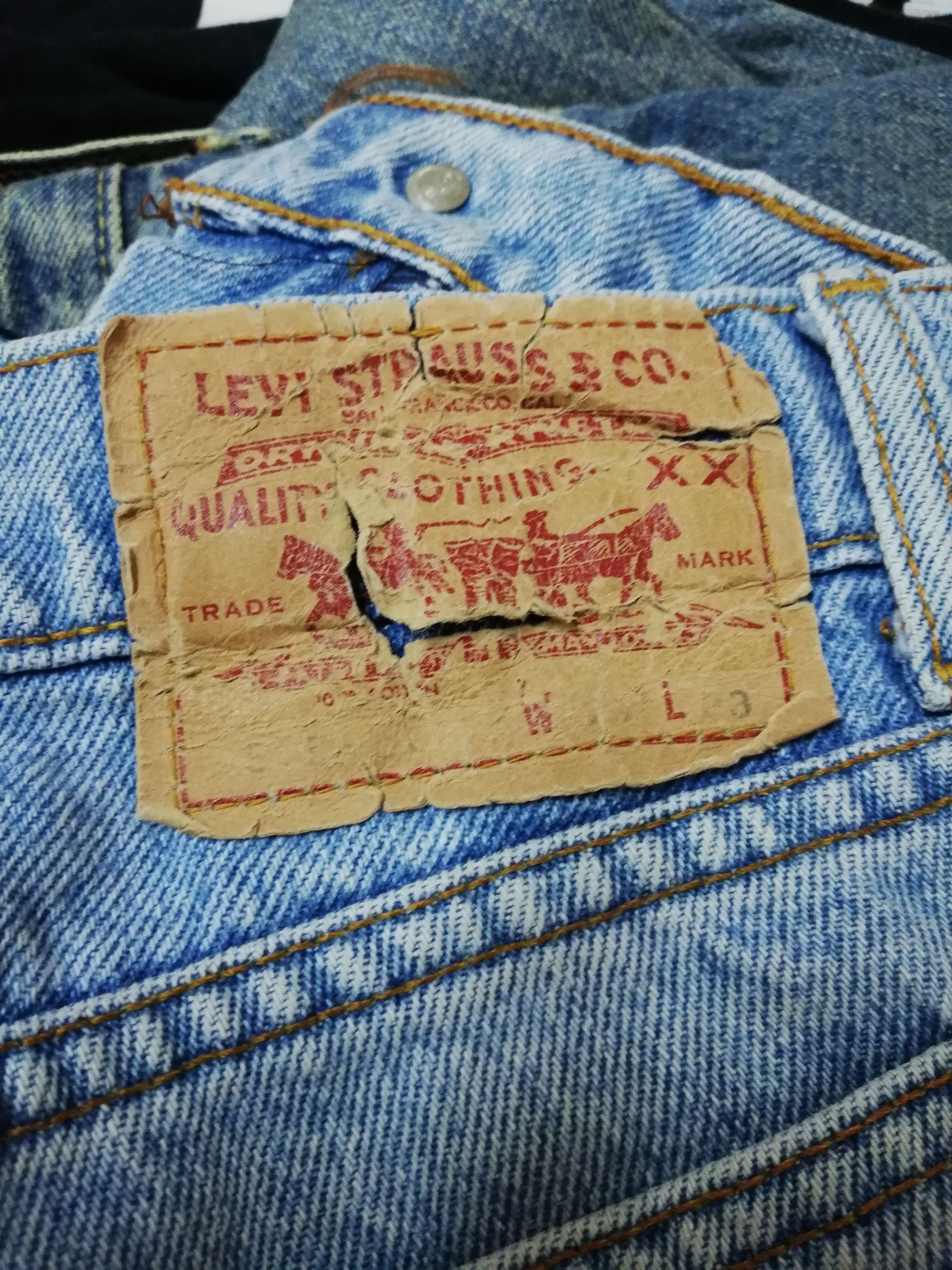 Levi's Vintage Levi's 505 blue wash denim jeans 28x29 Size US 28 / EU 44 - 6 Thumbnail