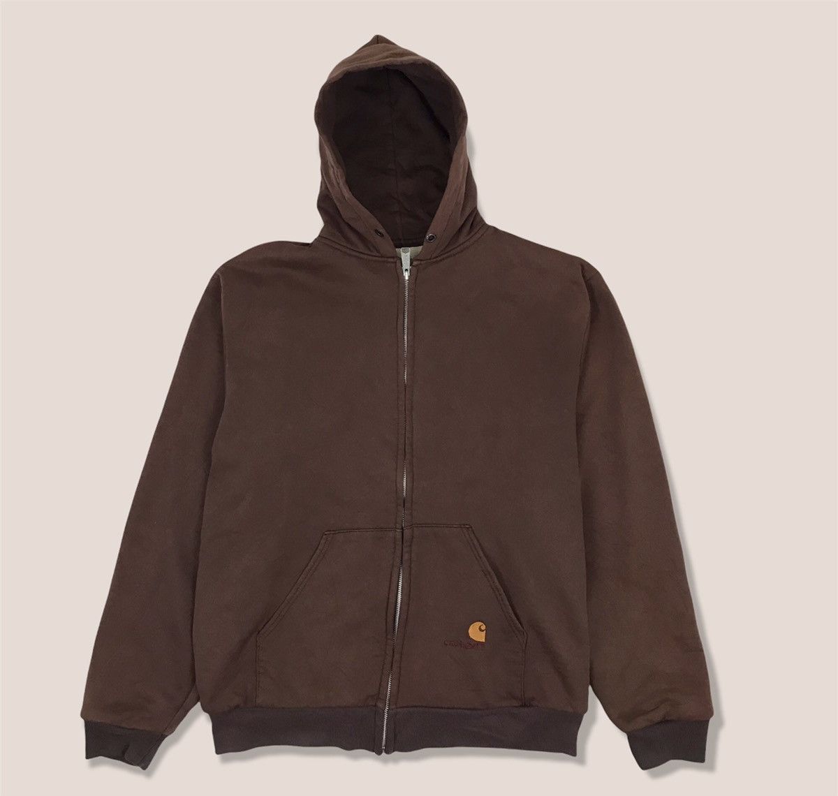 Carhartt × Vintage Vintage Carhartt Zipper Hoodie Jacket Size US XL / EU 56 / 4 - 1 Thumbnail