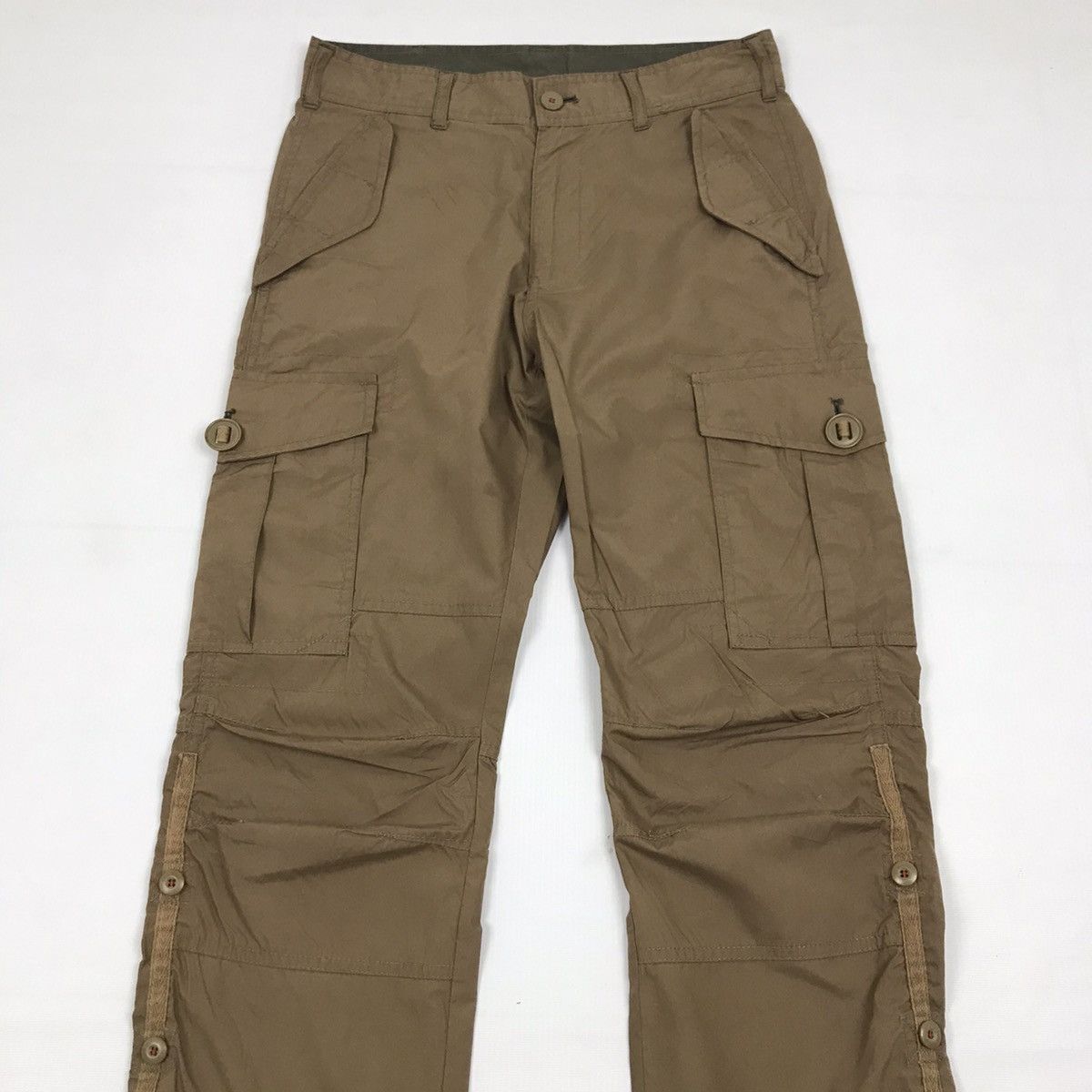 Japanese Brand Tactical Casual Multi Pocket Cargo Pants Size US 29 - 2 Thumbnail