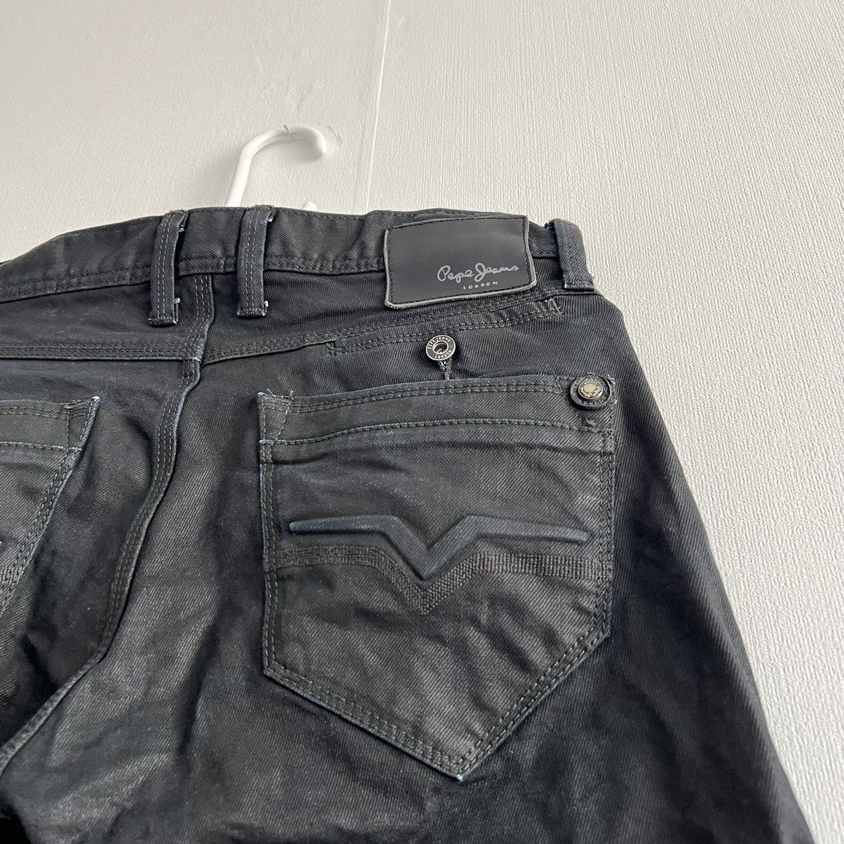 Japanese Brand × Pepe Jeans × Vintage Vintage Japanese Waxed Pepe Jeans Size US 30 / EU 46 - 10 Thumbnail