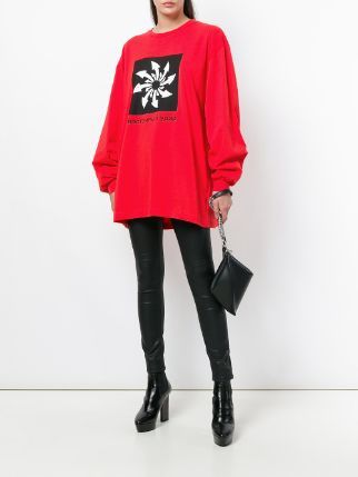 Gosha Rubchinskiy Pr46 - Gosha Rubchinskiy Long Sleeve Arrow Print T-Shirt Size US S / EU 44-46 / 1 - 2 Thumbnail