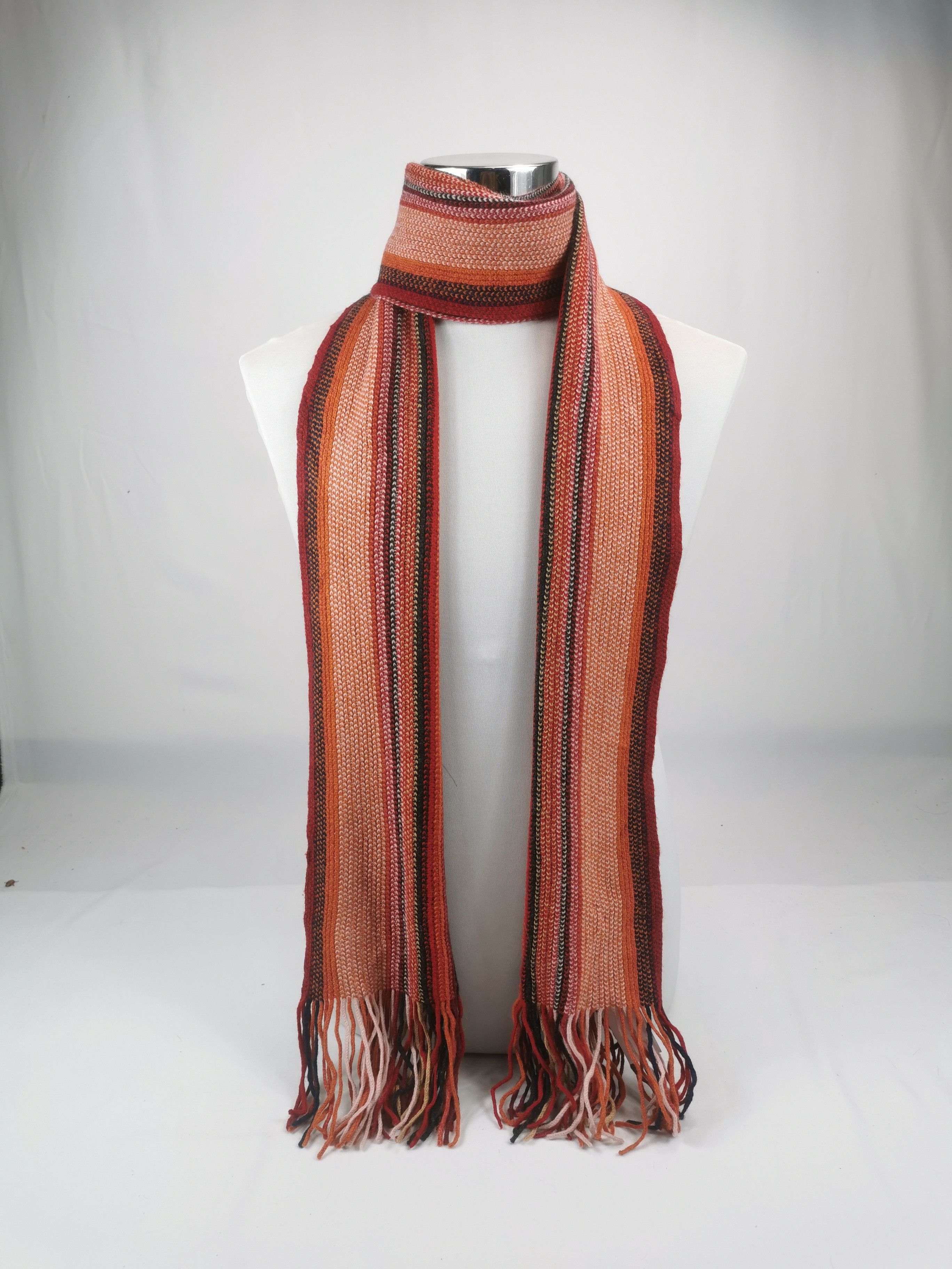Vintage Willian brunton handknit scarf muffler Size ONE SIZE - 4 Thumbnail