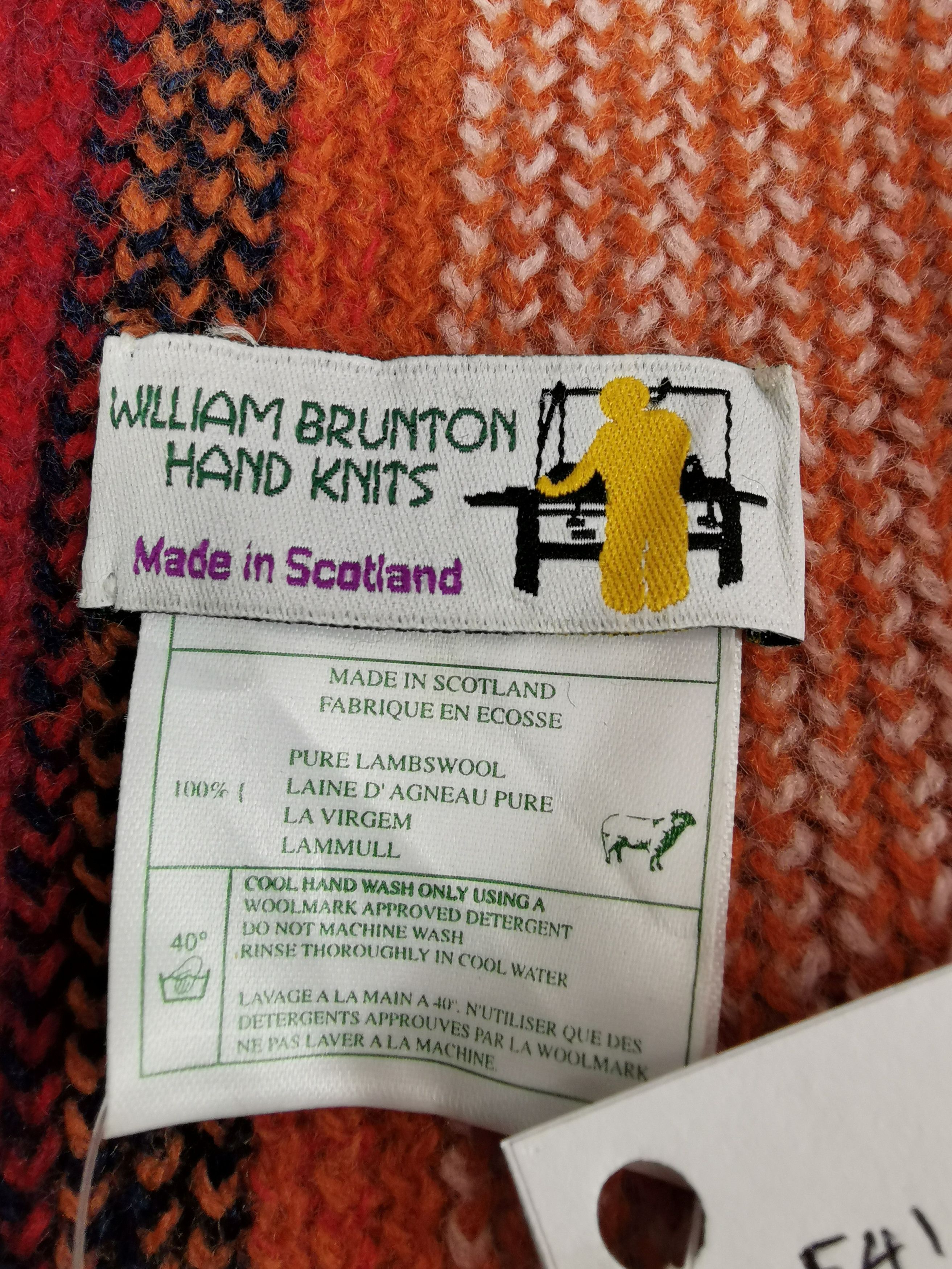 Vintage Willian brunton handknit scarf muffler Size ONE SIZE - 6 Thumbnail