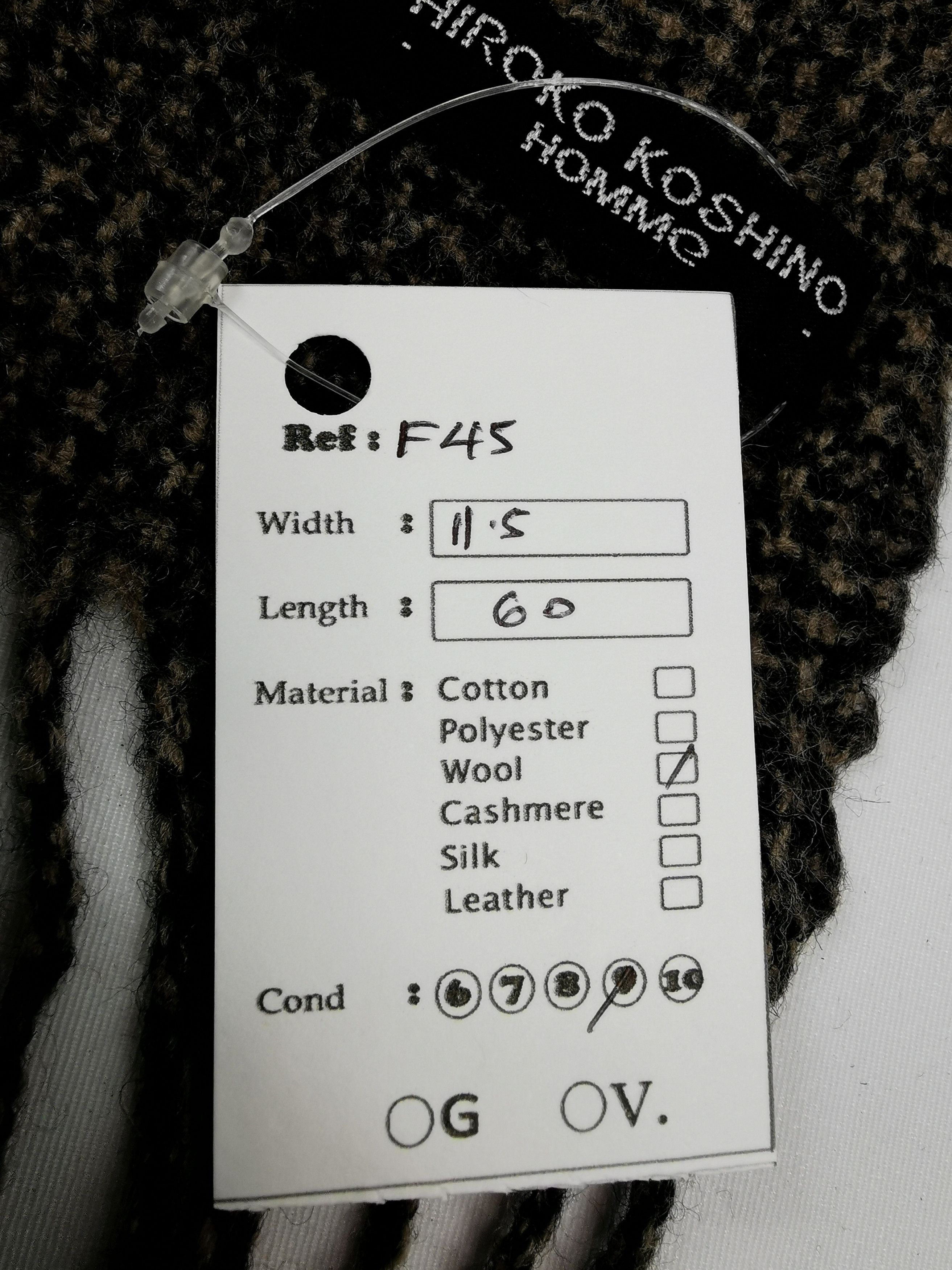 Hiroko Koshino Homme Hiroko Koshino homme scarf muffler Size ONE SIZE - 6 Thumbnail