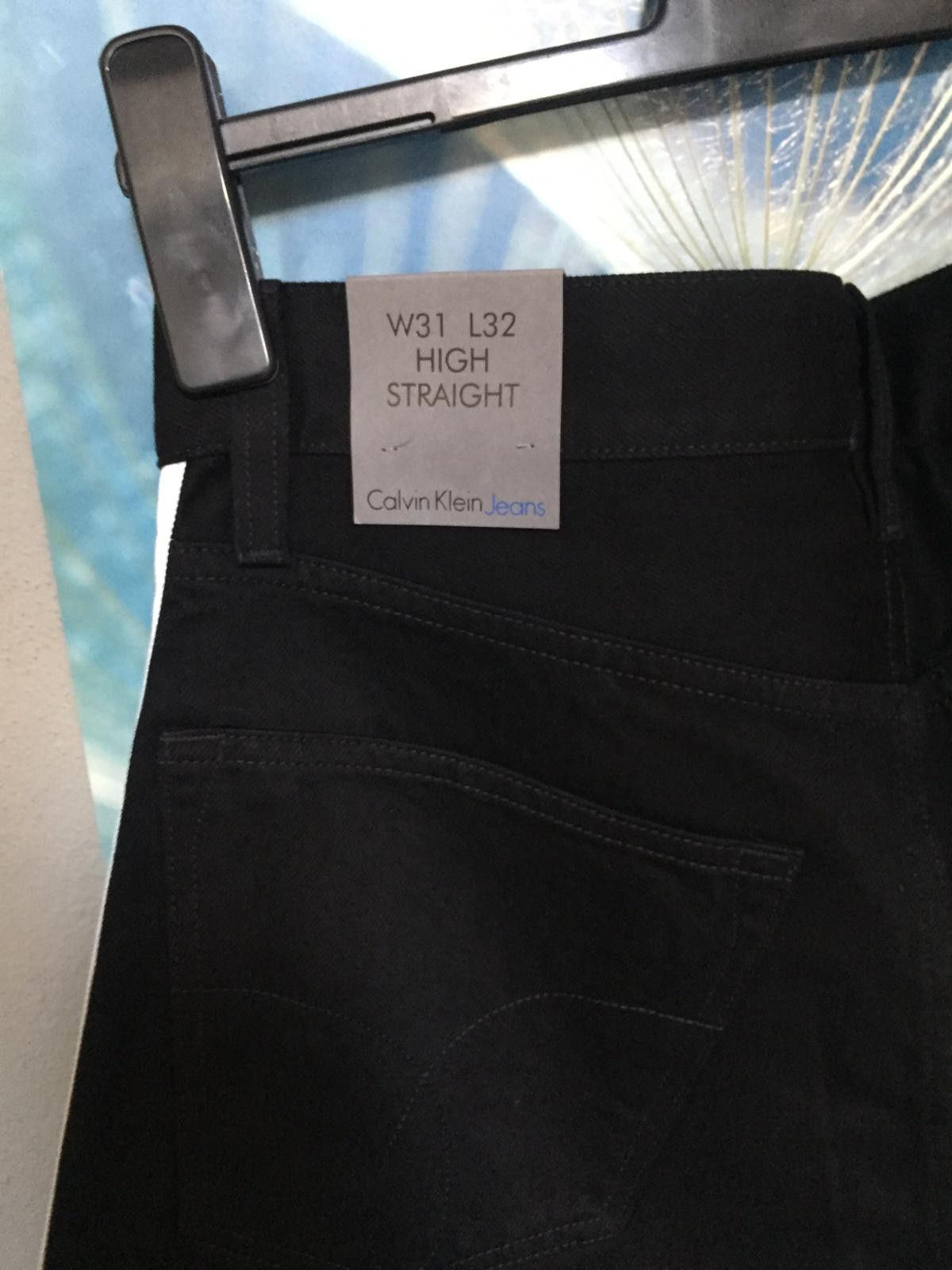 Calvin Klein Br25 - Calvin Klein Black Denim Jean Size US 31 - 8 Thumbnail