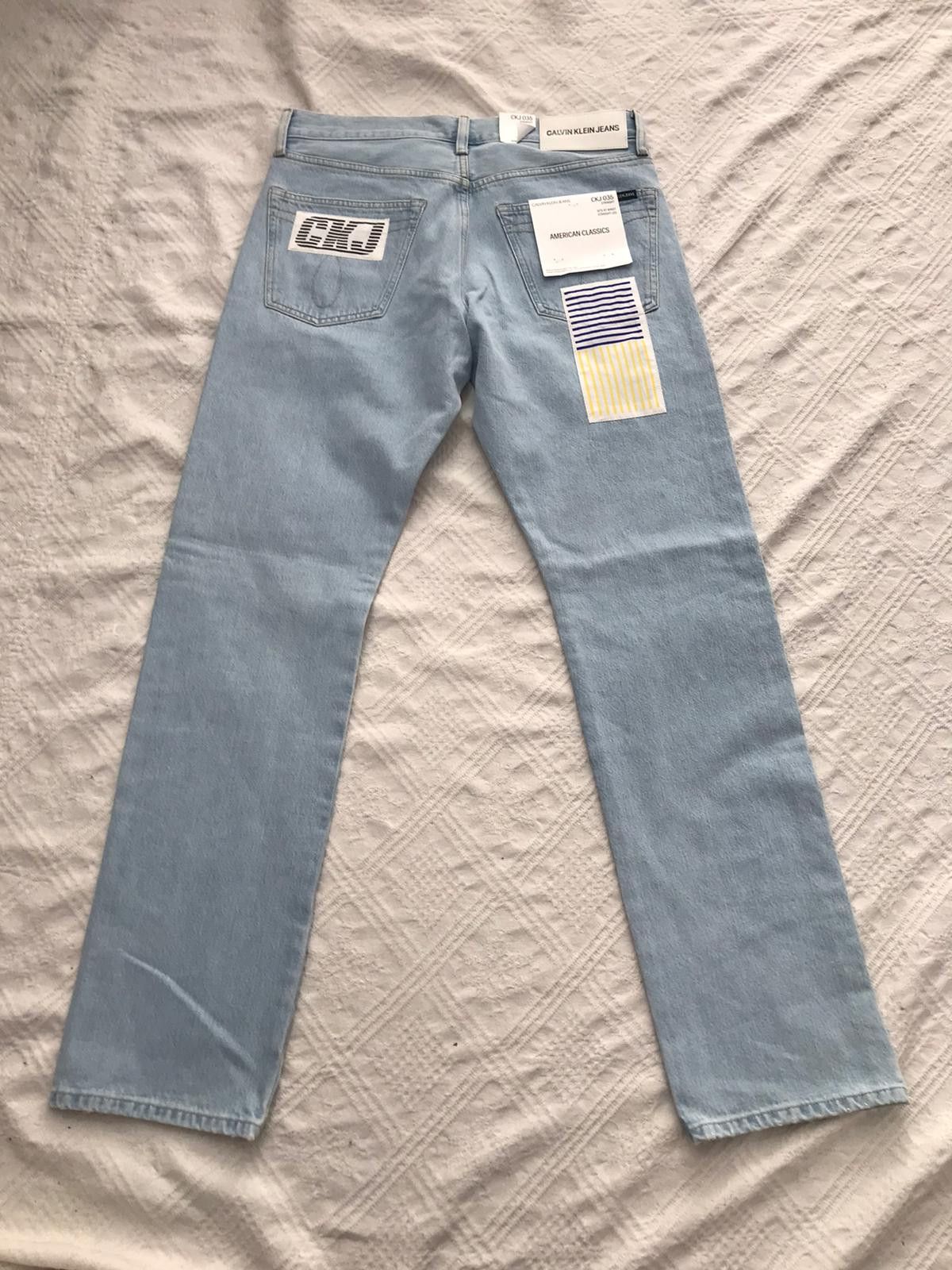 Calvin Klein Pr18 - Calvin Klein Patched Denim Jean Size US 32 / EU 48 - 6 Thumbnail