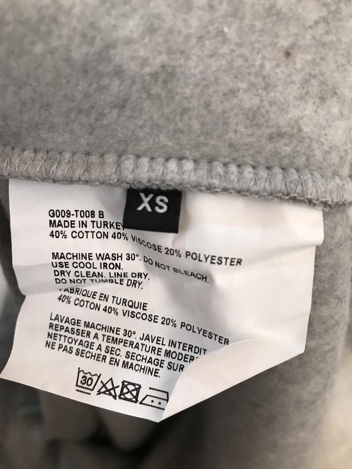 Gosha Rubchinskiy St15 - GOSHA RUBCHINSKIY Defected CUT-OUT FRONT HOODIE Size US XS / EU 42 / 0 - 6 Thumbnail