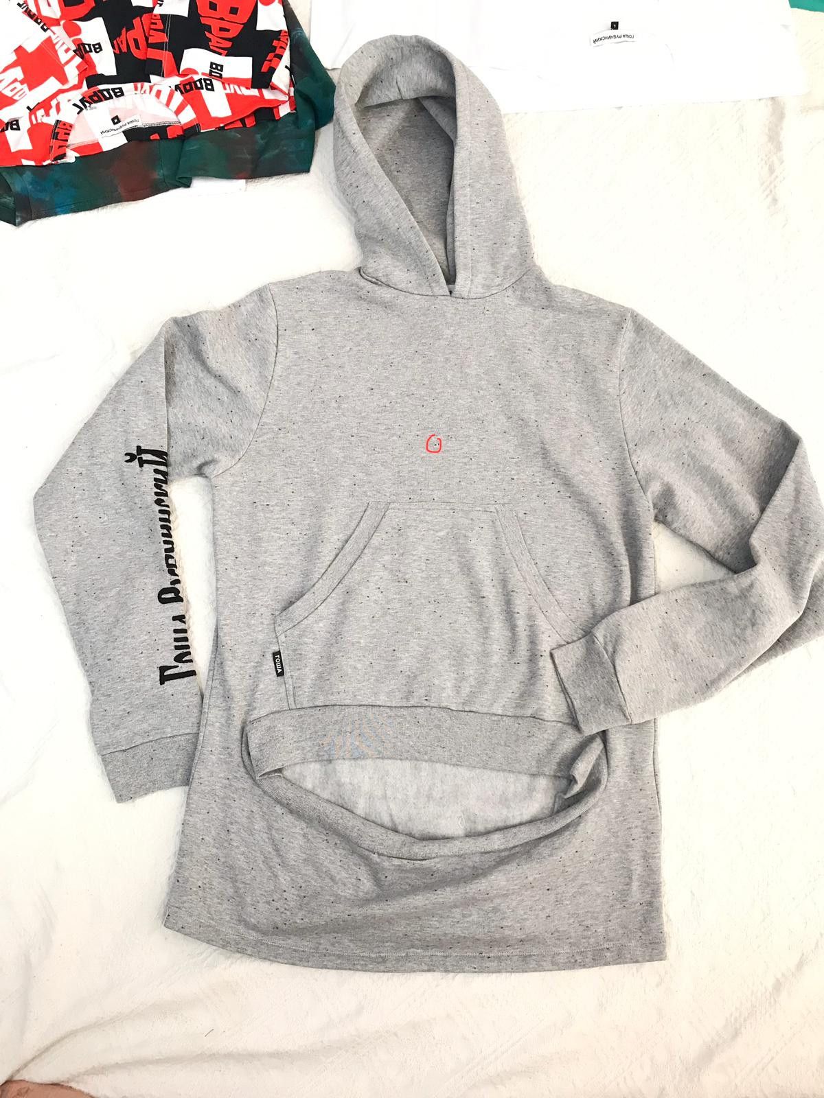 Gosha Rubchinskiy St15 - GOSHA RUBCHINSKIY Defected CUT-OUT FRONT HOODIE Size US XS / EU 42 / 0 - 2 Thumbnail